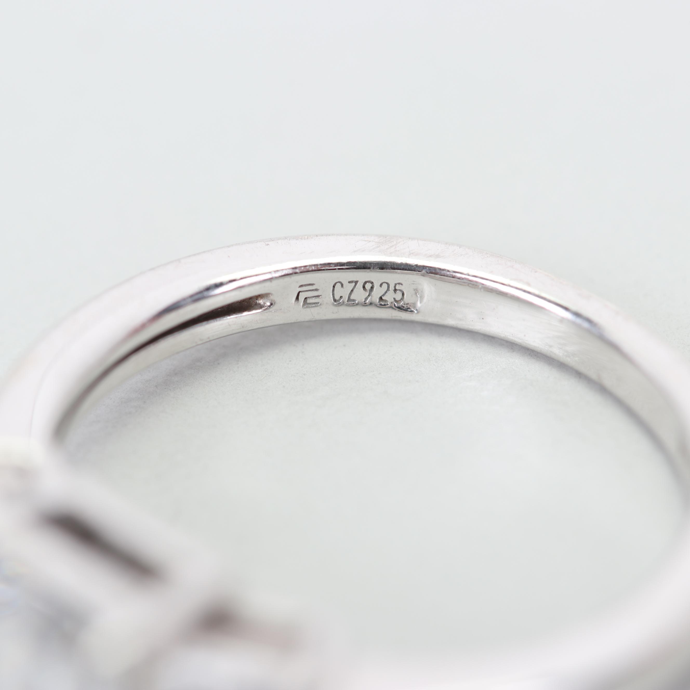 Sterling Silver Cubic Zirconia Rings