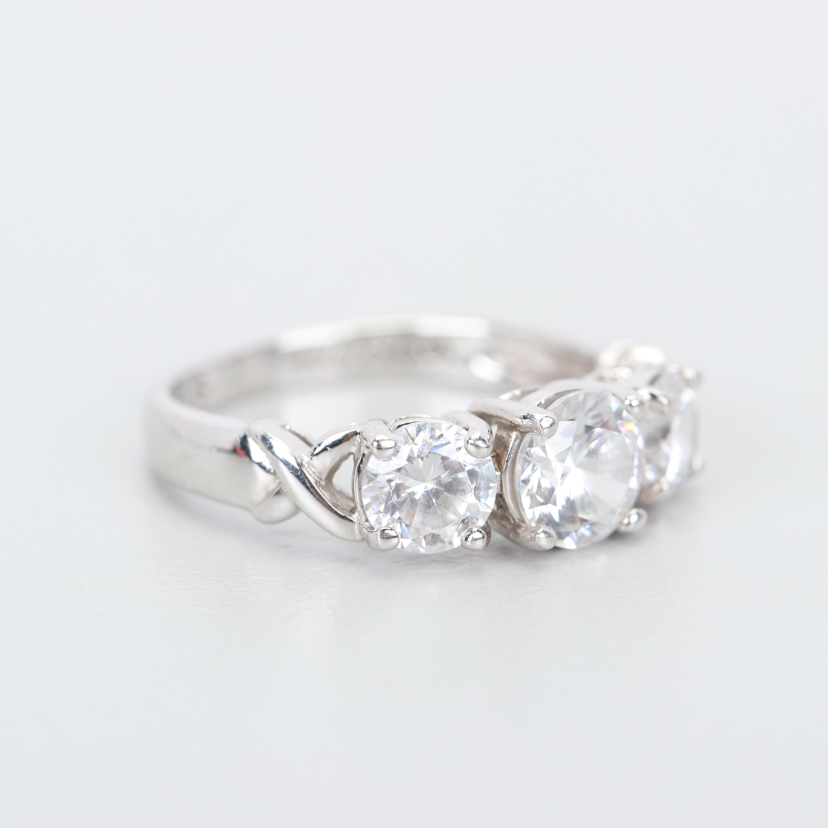 Sterling Silver Cubic Zirconia Rings