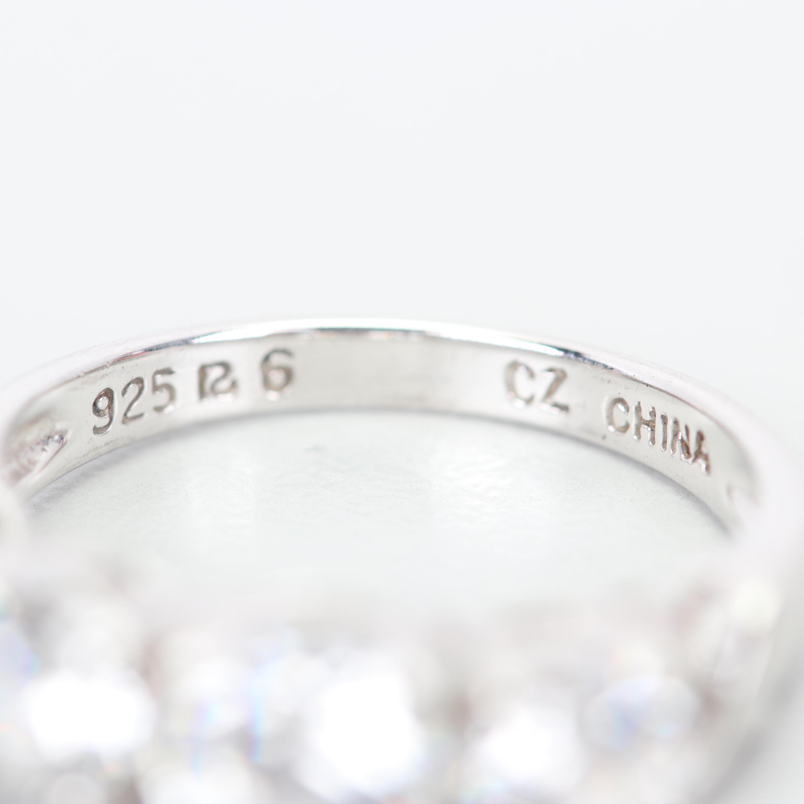 Sterling Silver Cubic Zirconia Rings