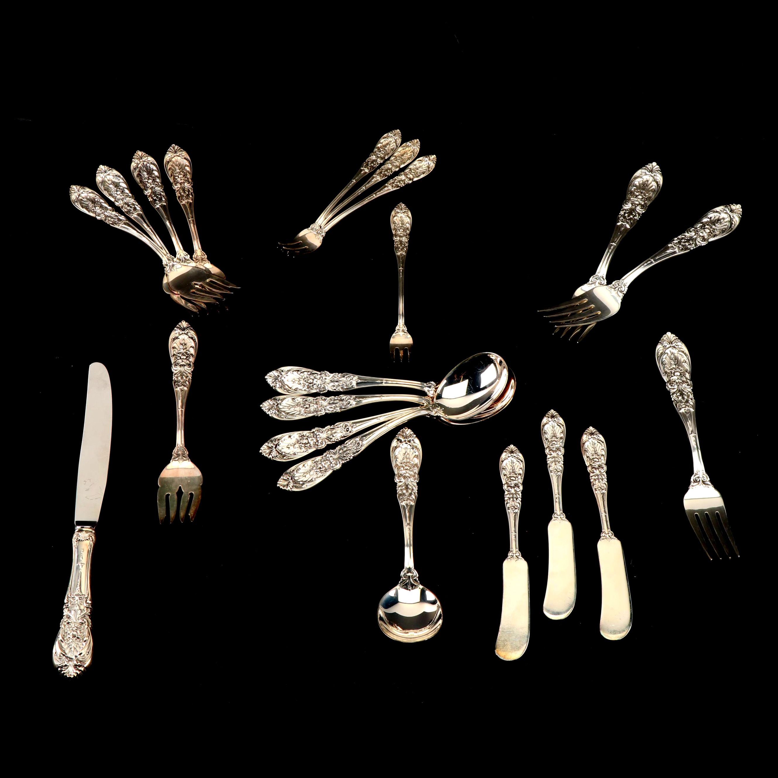 International Silver Co. "Richelieu" Sterling Silver Flatware