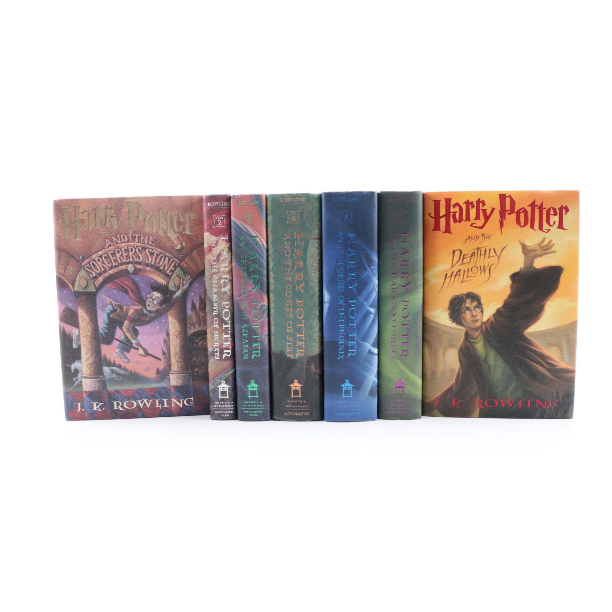 Complete "Harry Potter" Series with First American Editions