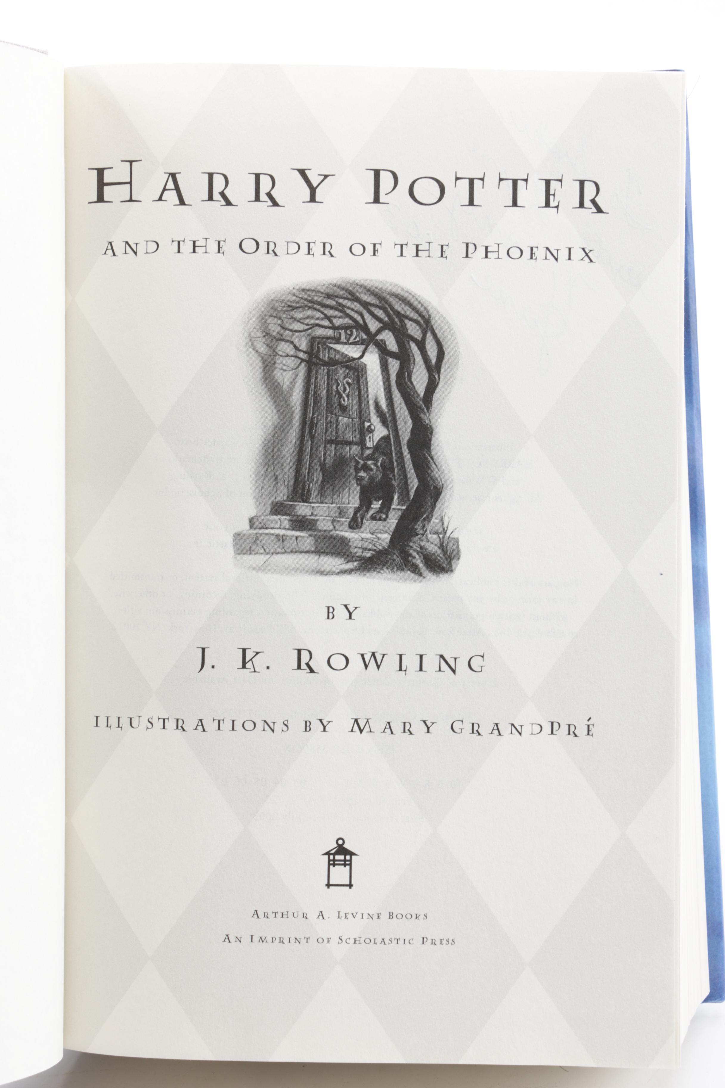 Complete "Harry Potter" Series with First American Editions