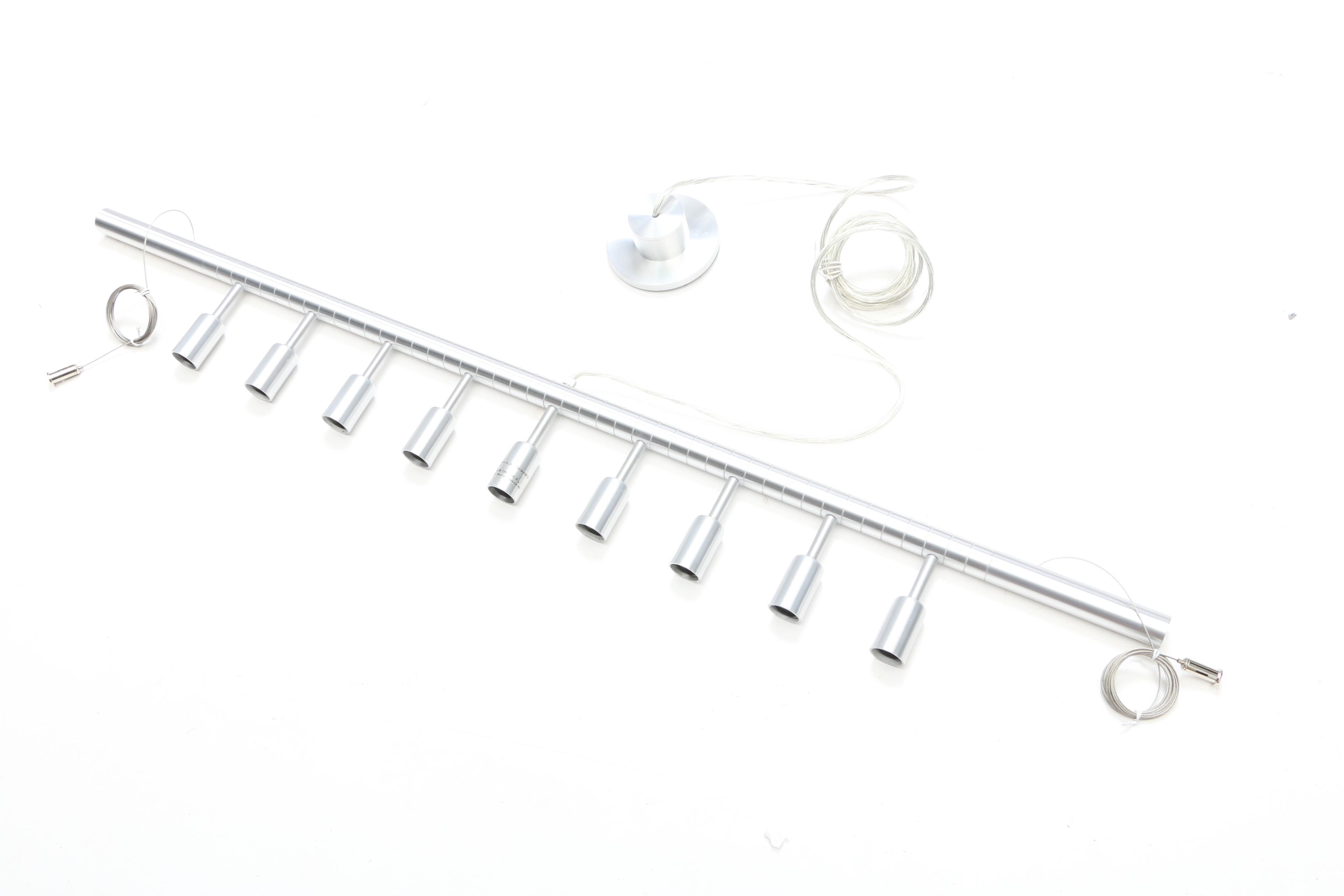 Two Cellula Nine Light Track Style Lighting Fixtures