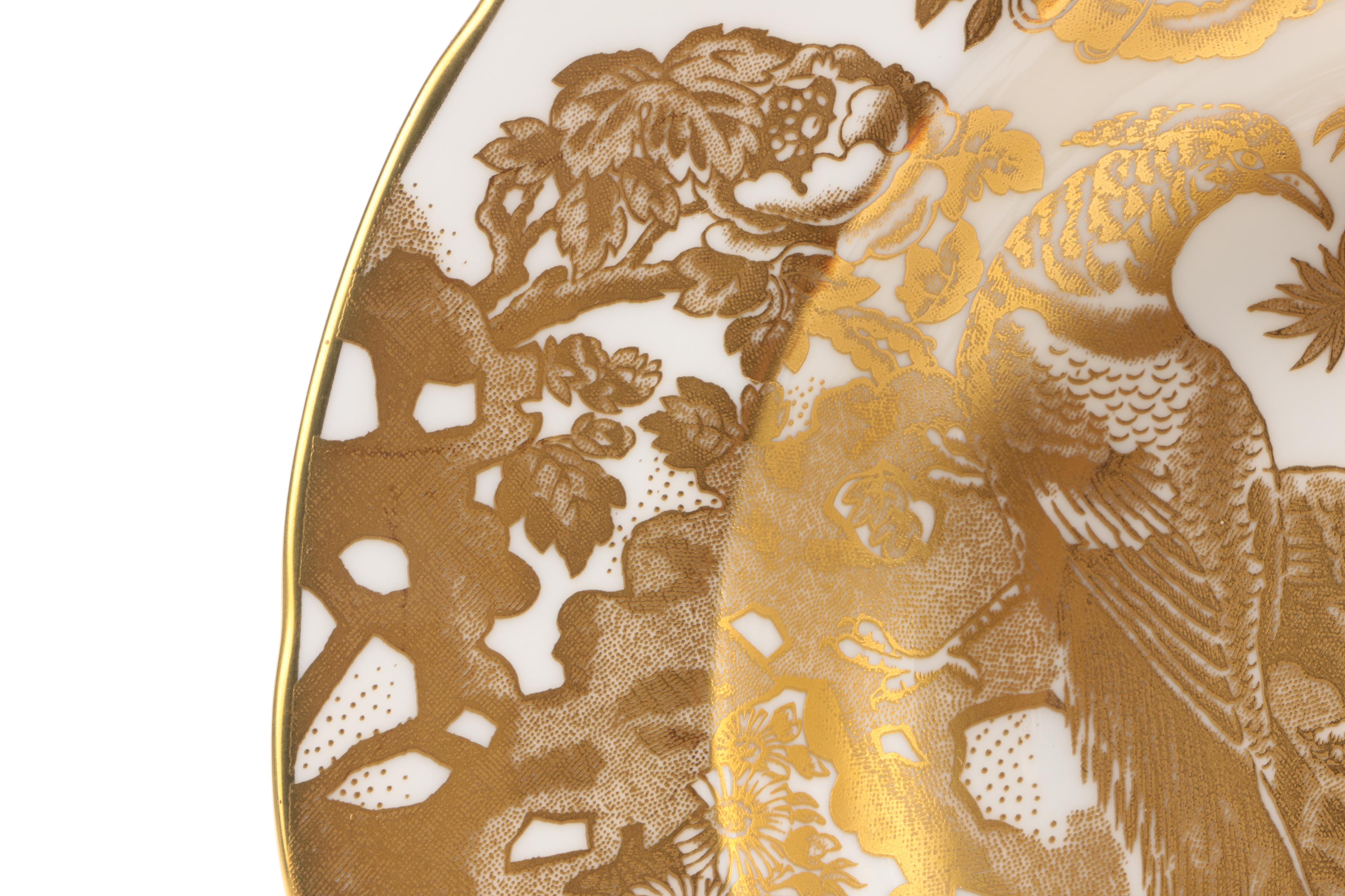 Royal Crown Derby "Gold Aves" English Bone China Dinnerware