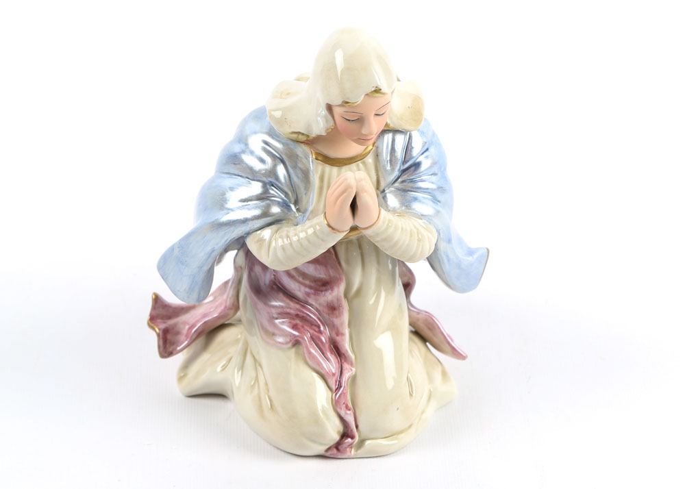 Fitz and Floyd "Nativity" Five-Piece Figural Set