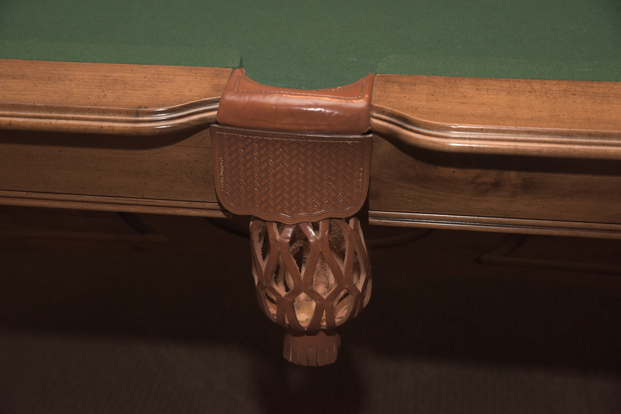 ProLine Billiards Table with Cues, Wall Rack, and Accessories