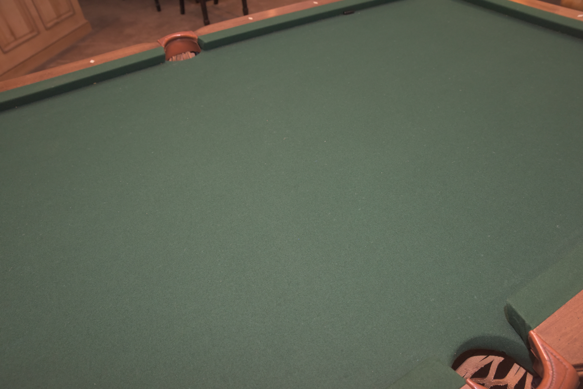 ProLine Billiards Table with Cues, Wall Rack, and Accessories