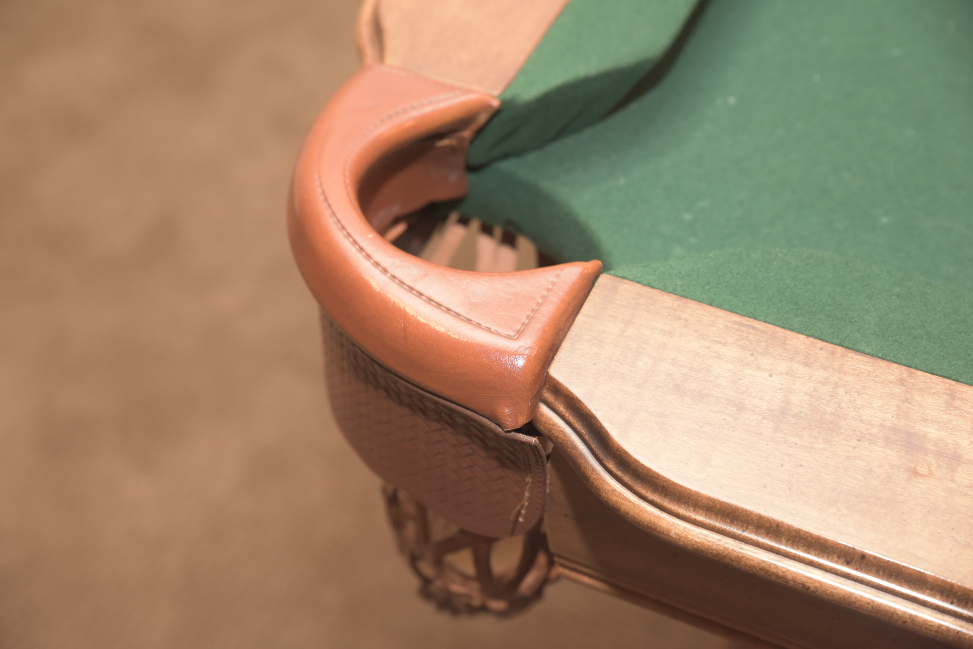 ProLine Billiards Table with Cues, Wall Rack, and Accessories