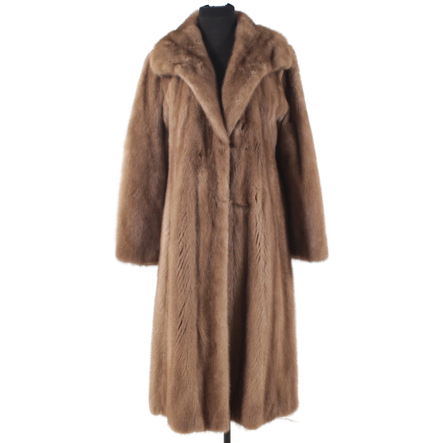 Vintage Full-Length Mink Fur Coat