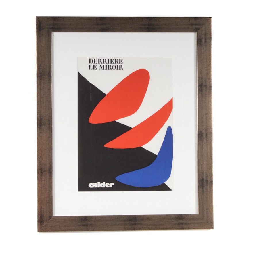 Alexander Calder Color Lithograph for "Derriere le Miroir"