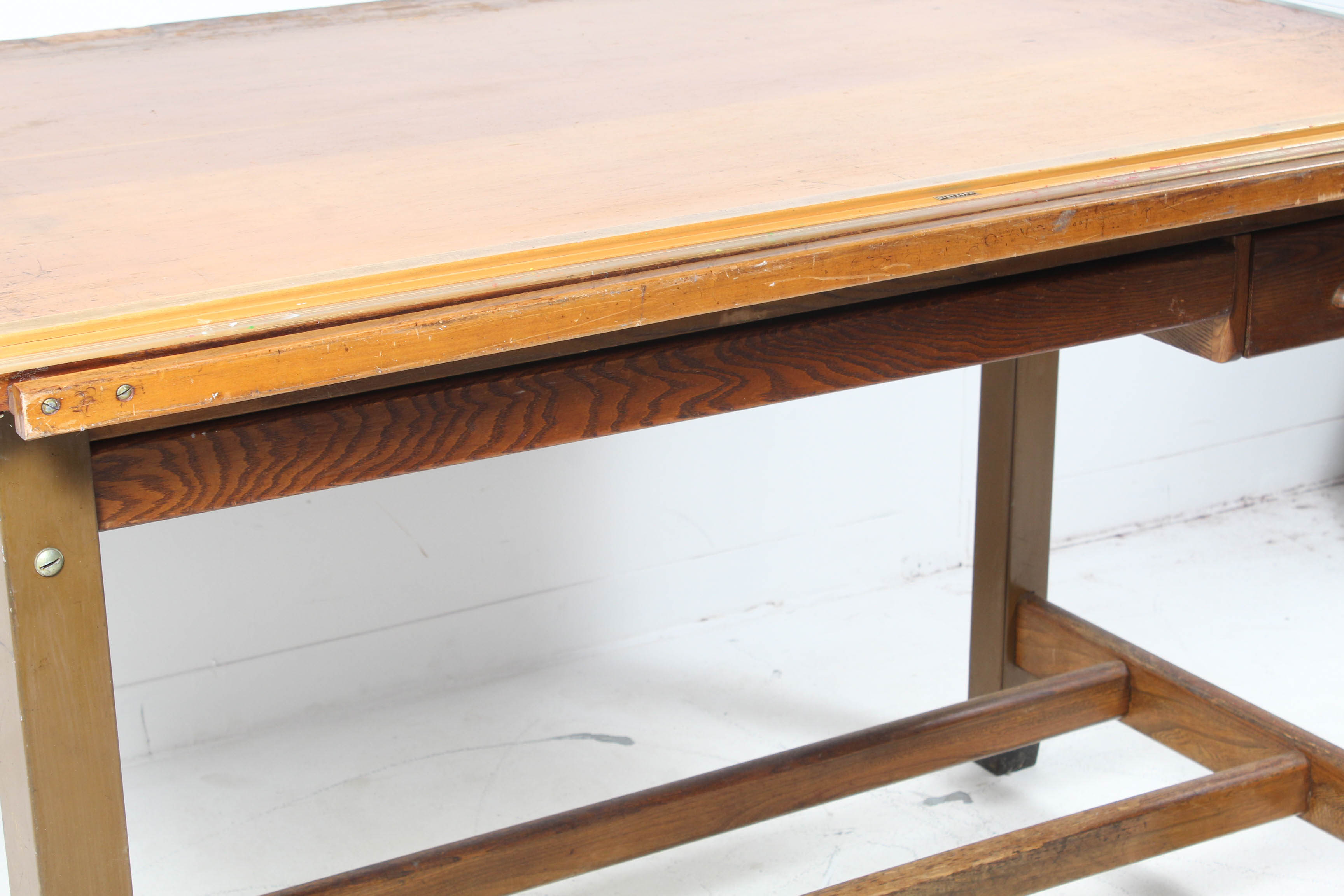 Vintage Hamilton Mfg Co. Drafting Table