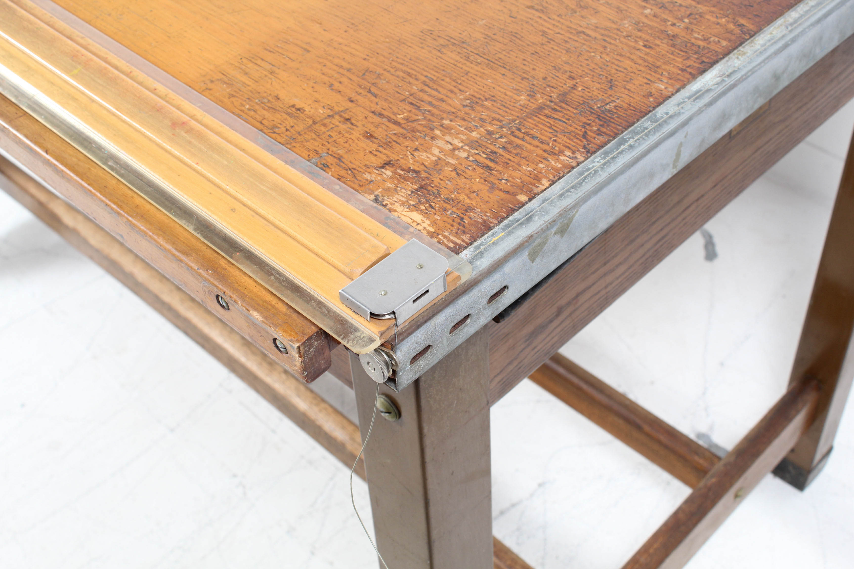 Vintage Hamilton Mfg Co. Drafting Table