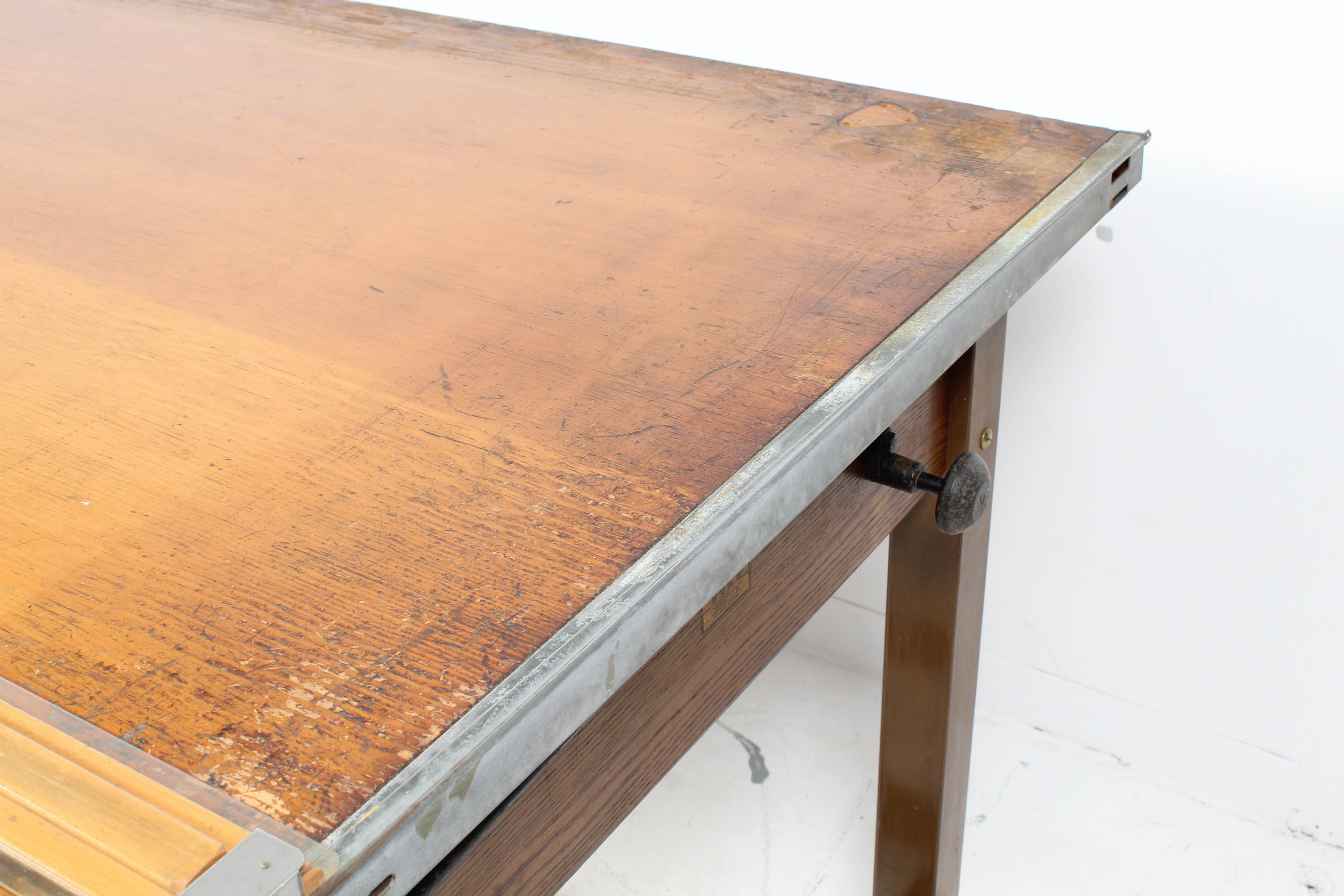 Vintage Hamilton Mfg Co. Drafting Table