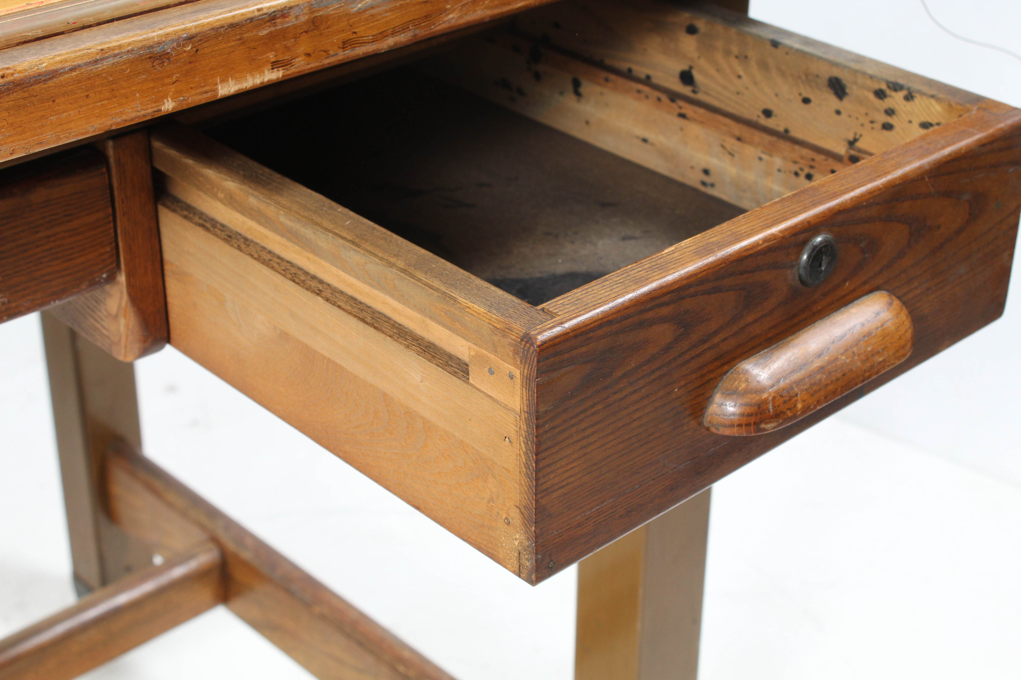 Vintage Hamilton Mfg Co. Drafting Table