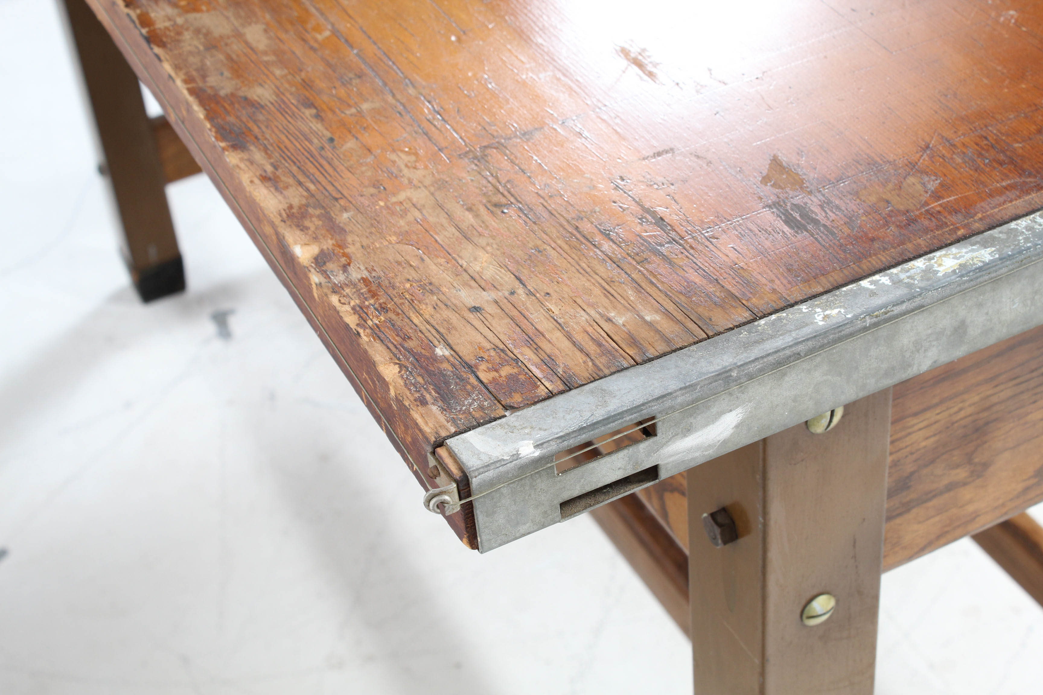 Vintage Hamilton Mfg Co. Drafting Table