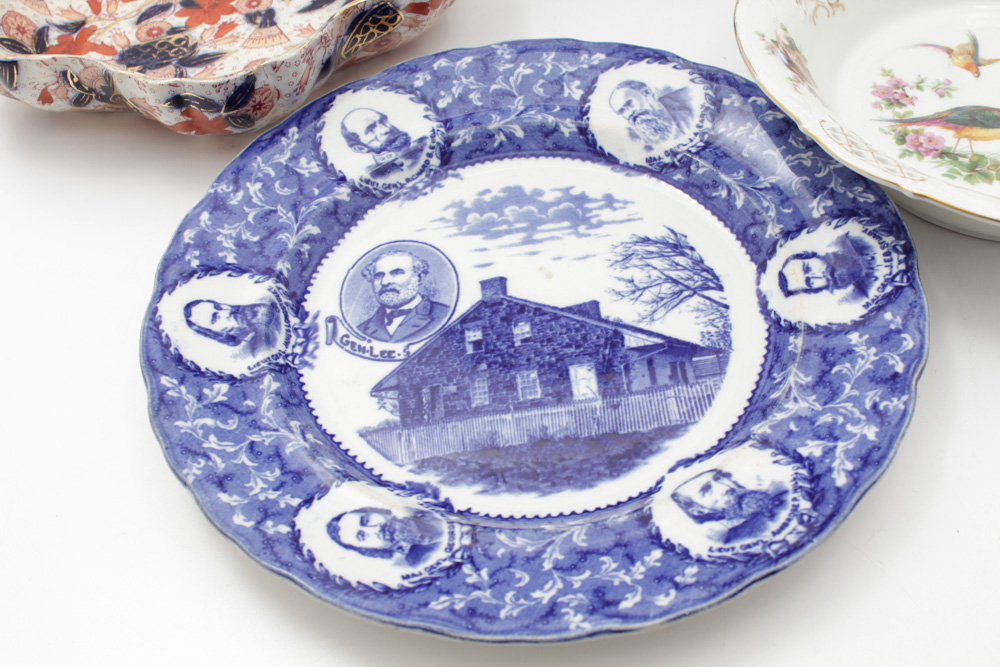 Earthenware and Porcelain Dinnerware Featuring Delft
