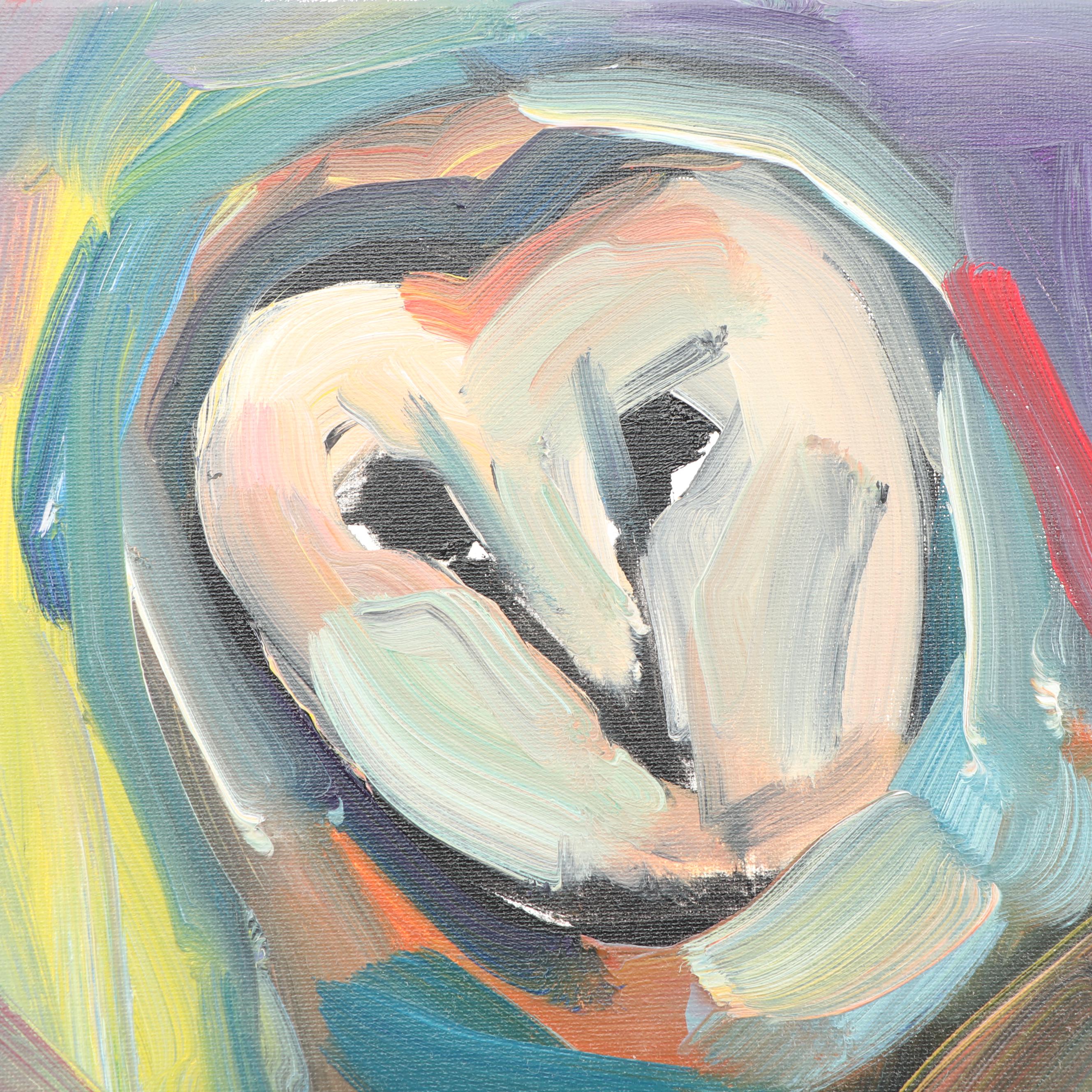 Jose Trujillo Oil Painting "The Owl"