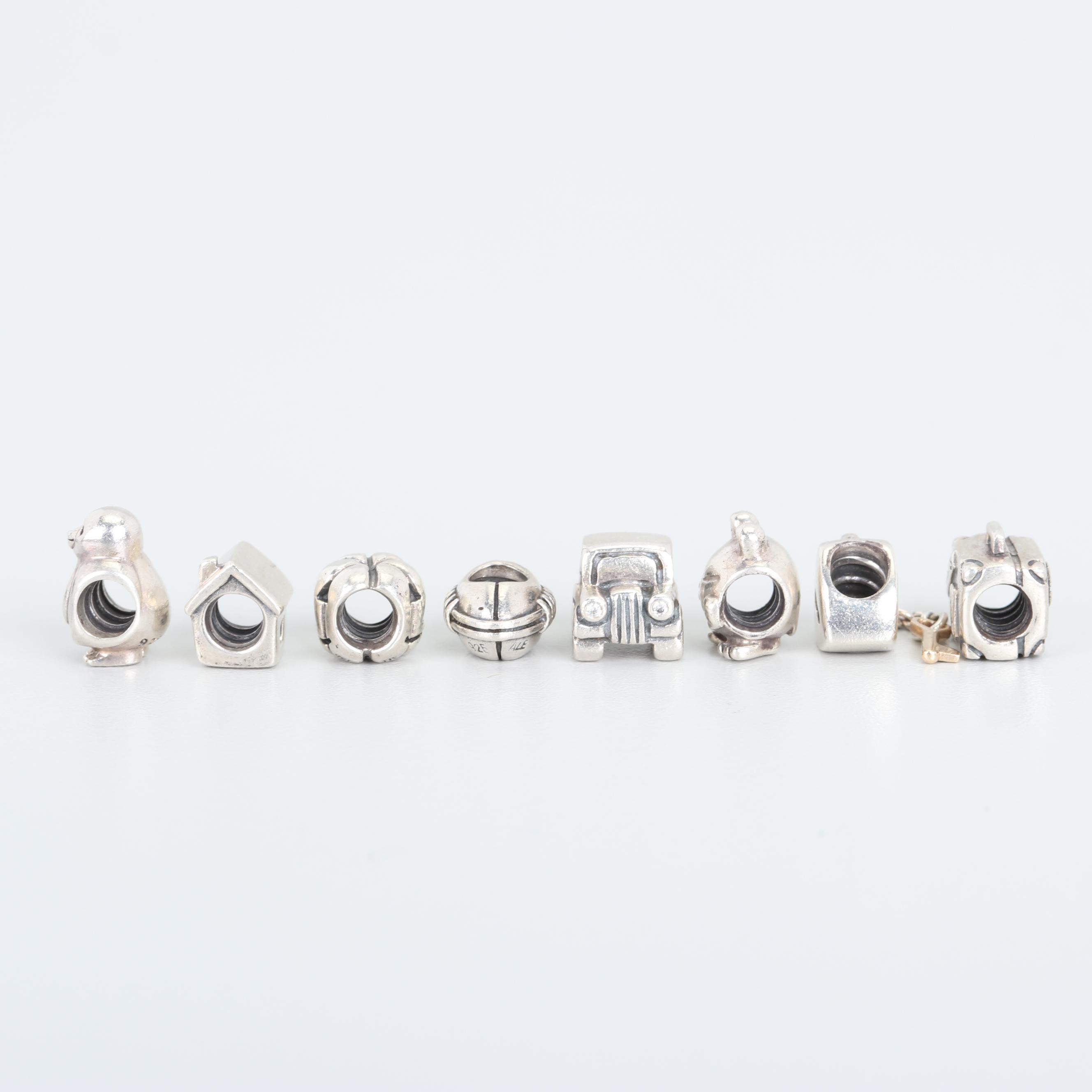 Pandora Sterling Silver Charms
