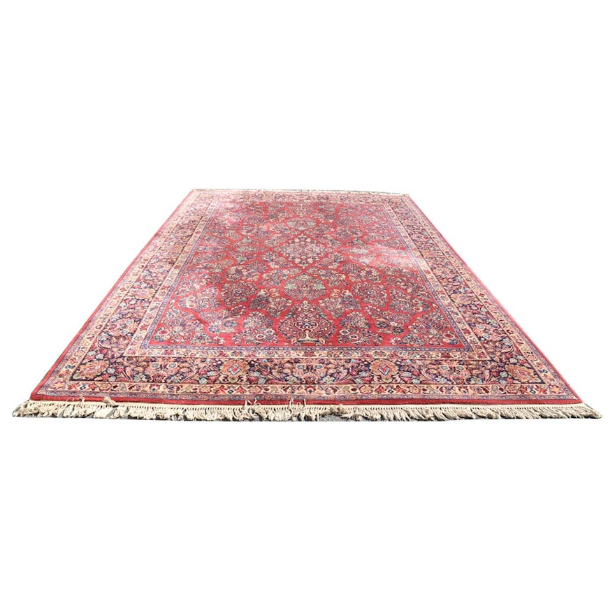 Power Loomed Persian Style Wool Area Rug