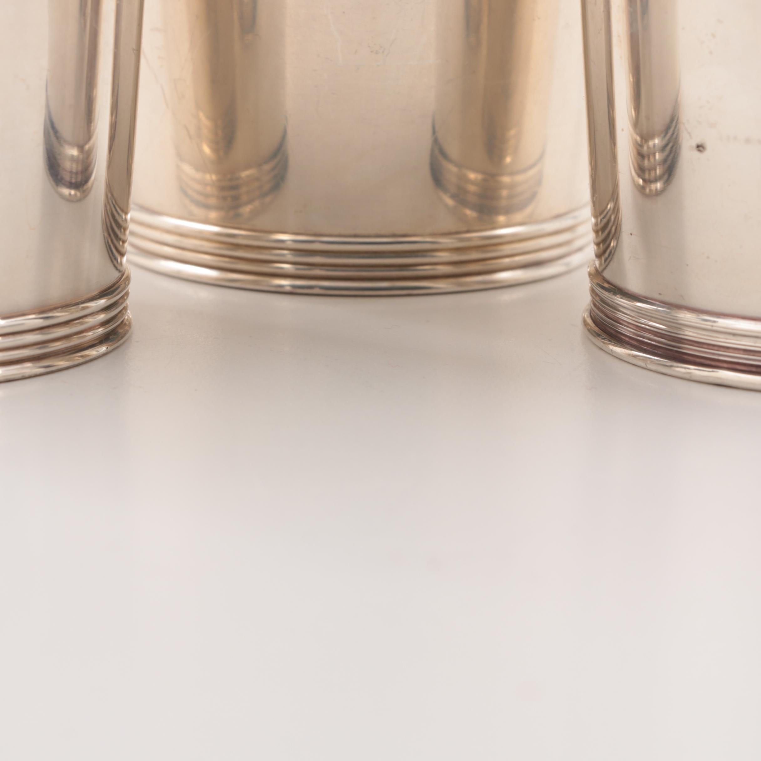 Manchester Silver Co. Sterling Silver Mint Julep Cups