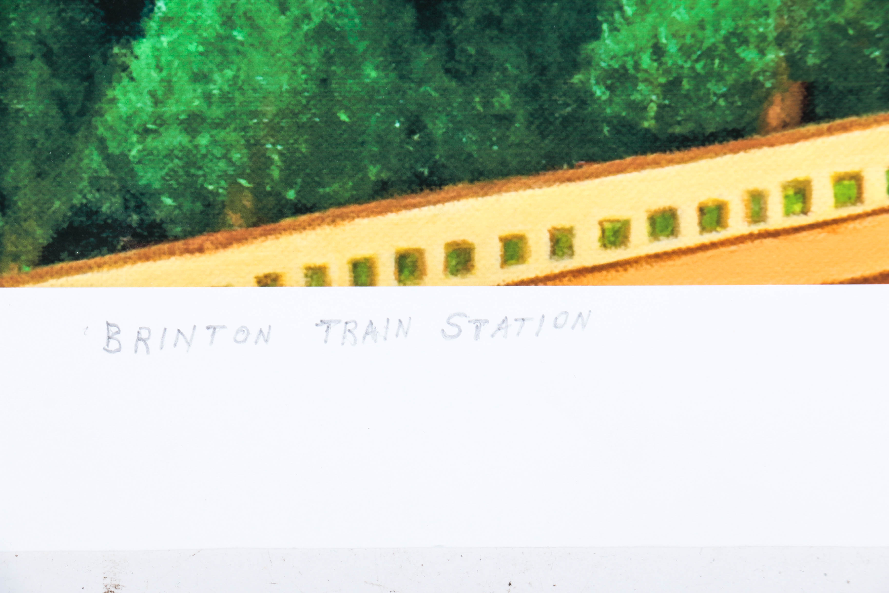 Kathleen Ferri Artist's Proof Giclée "Brinton Train Station"