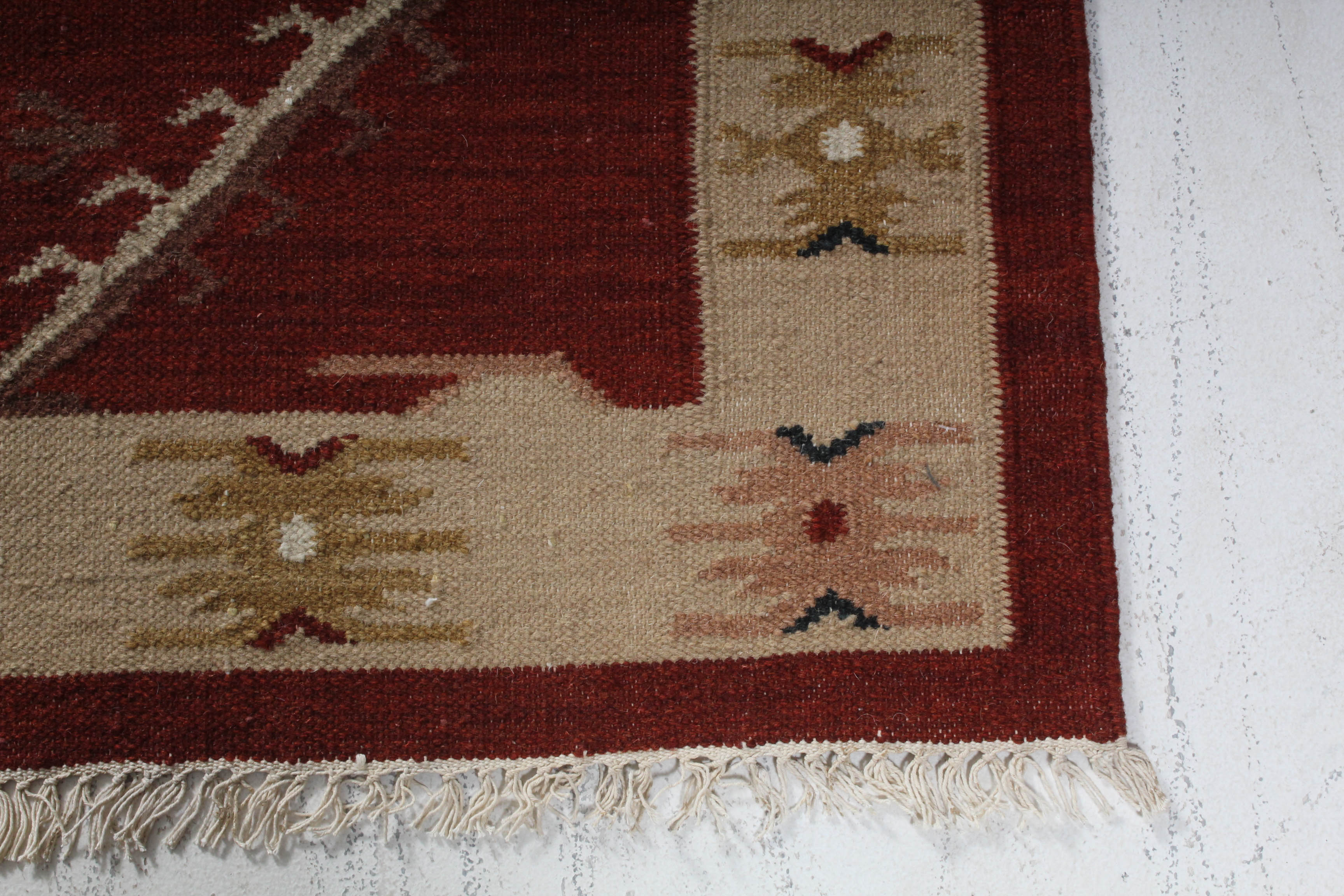 Handwoven Indian Kilim Rug