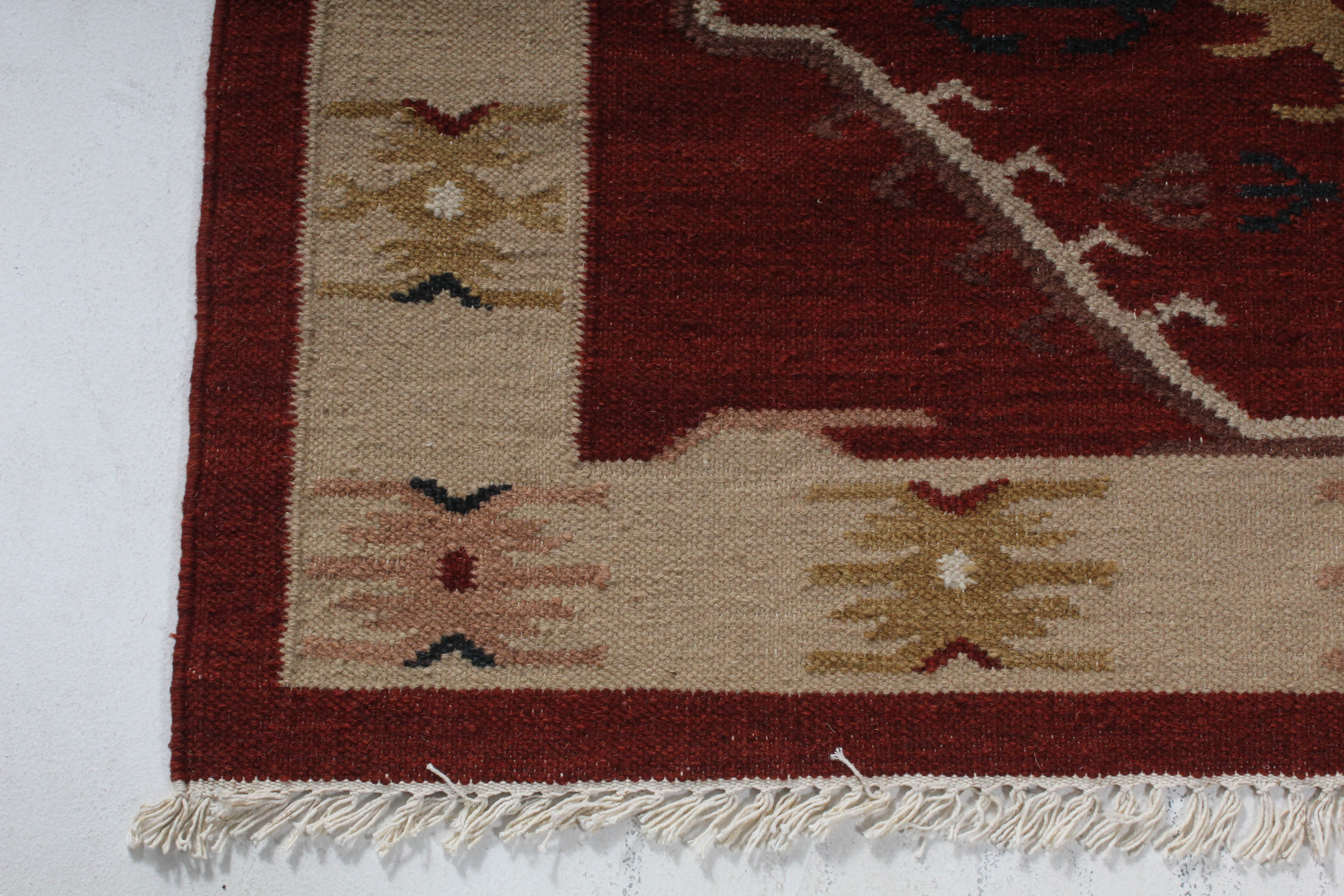 Handwoven Indian Kilim Rug