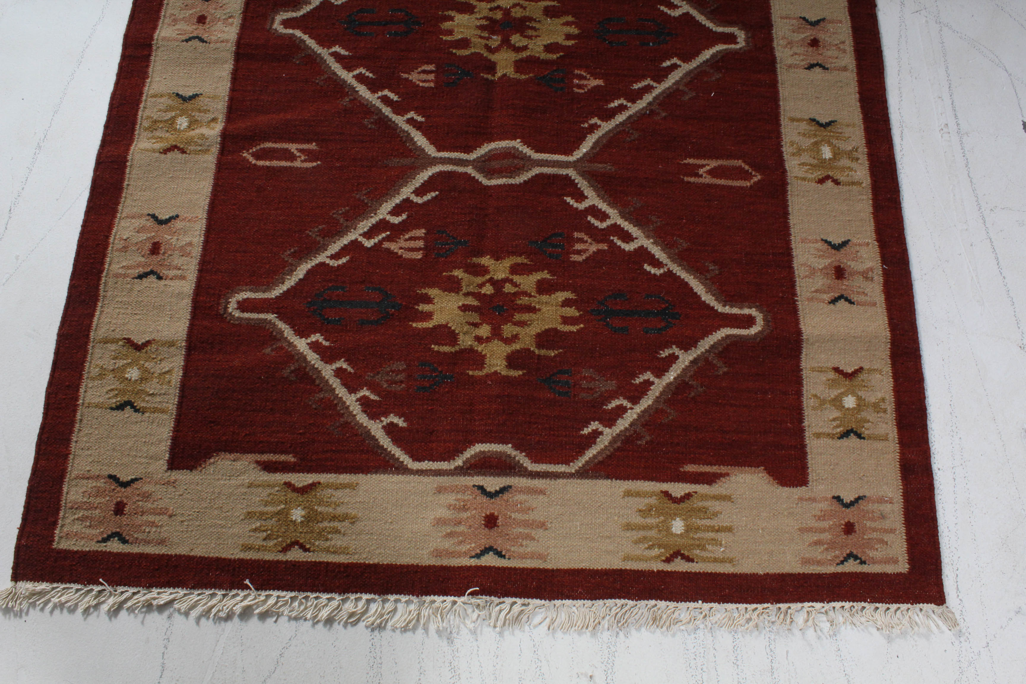 Handwoven Indian Kilim Rug