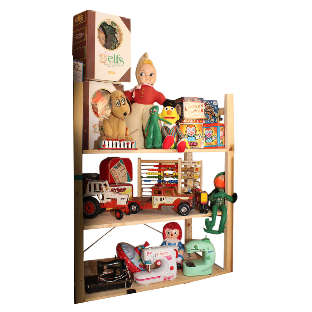 Grouping of Vintage Children's Toys