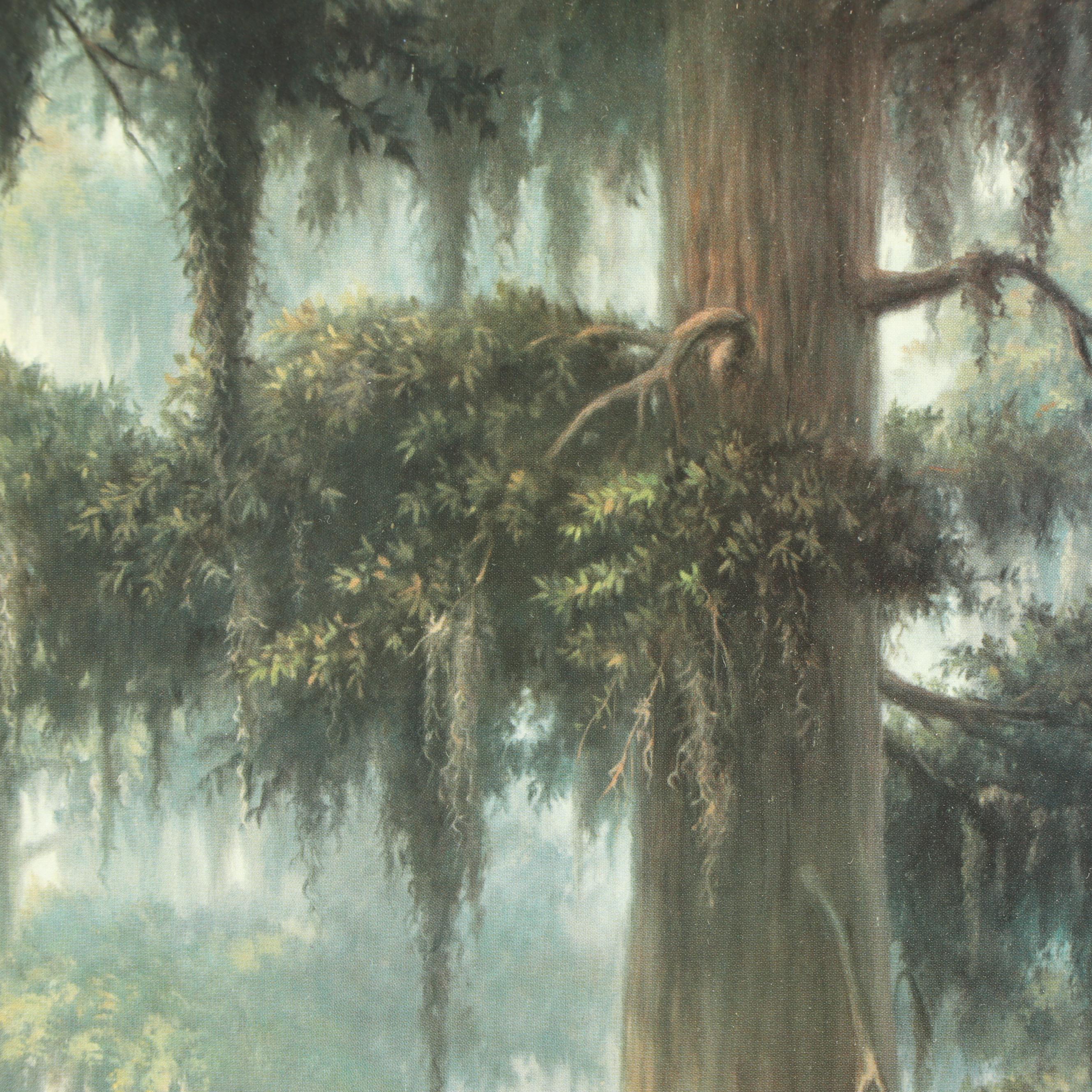 Offset Lithograph after Dalhart Windberg Cypress Mist