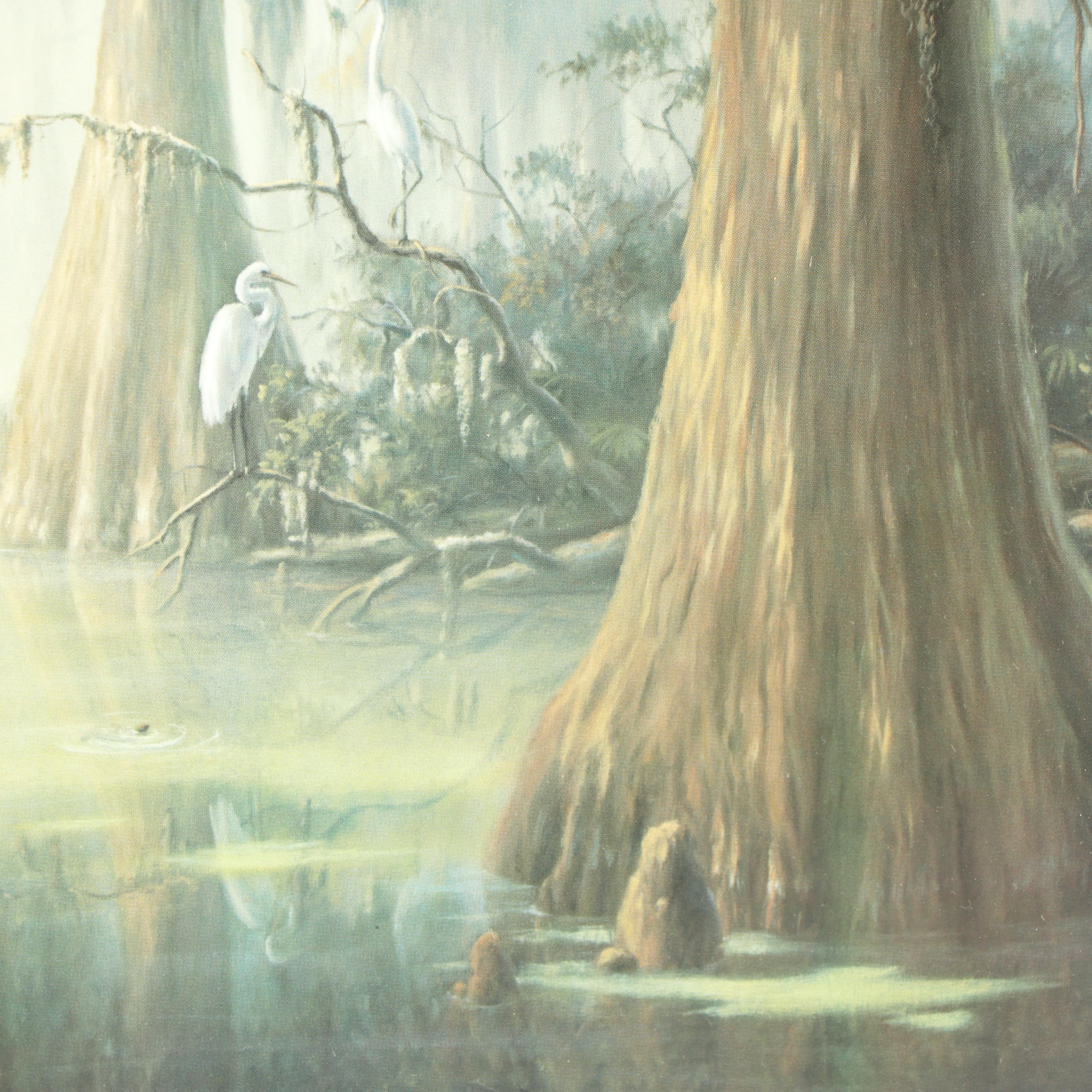 Offset Lithograph after Dalhart Windberg Cypress Mist