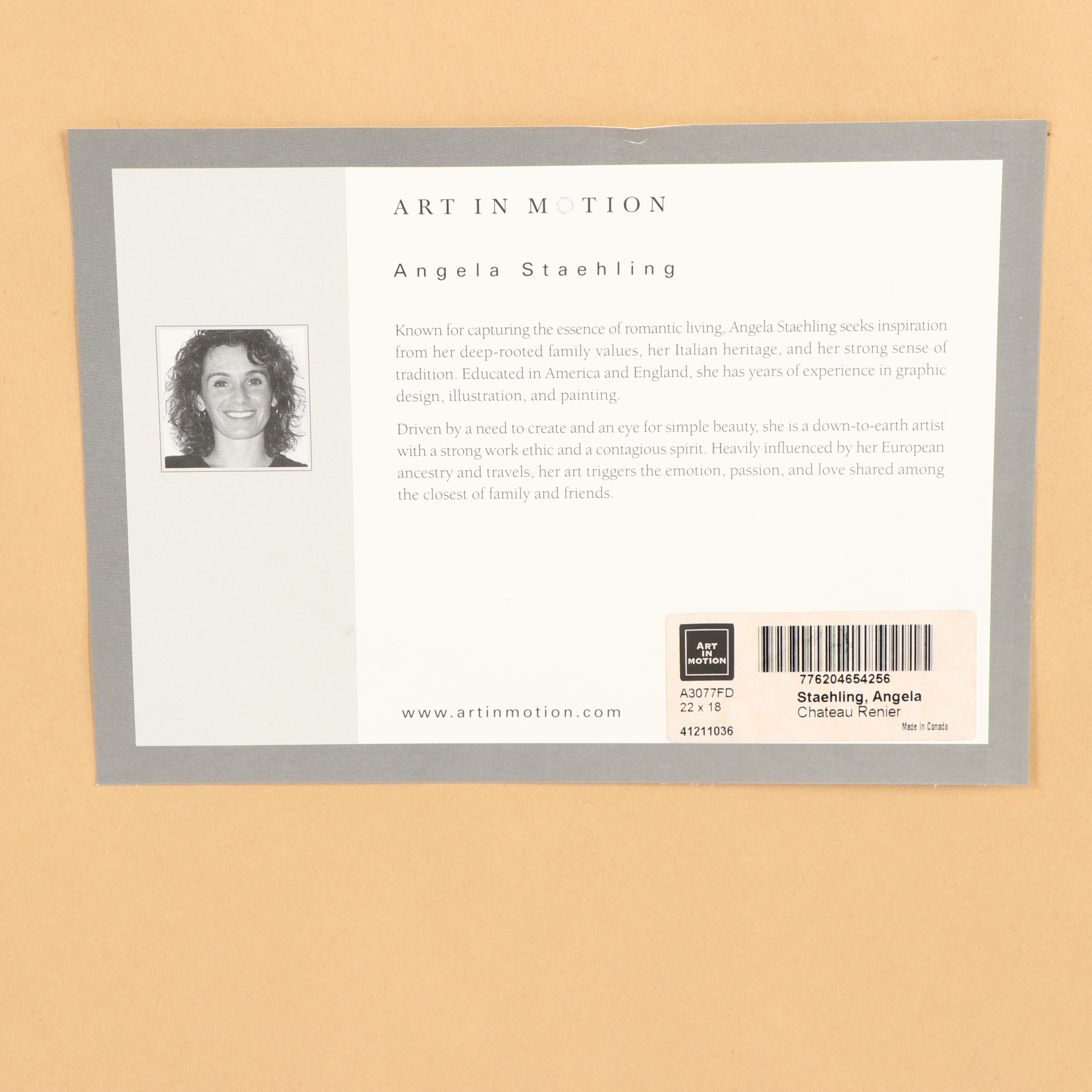 Angela Staehling Wine Themed Offset Lithographs