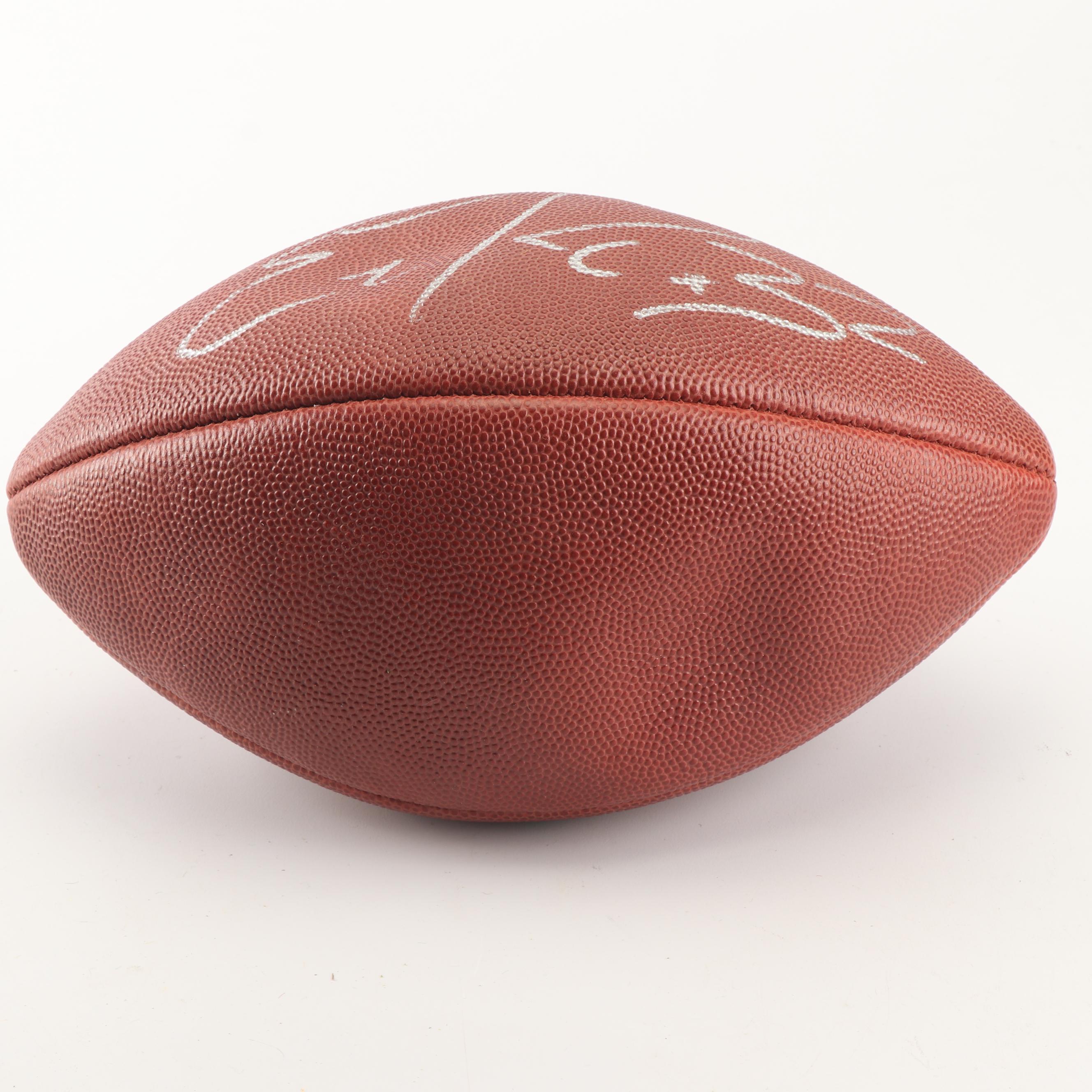 Errict Rhett Autographed Football