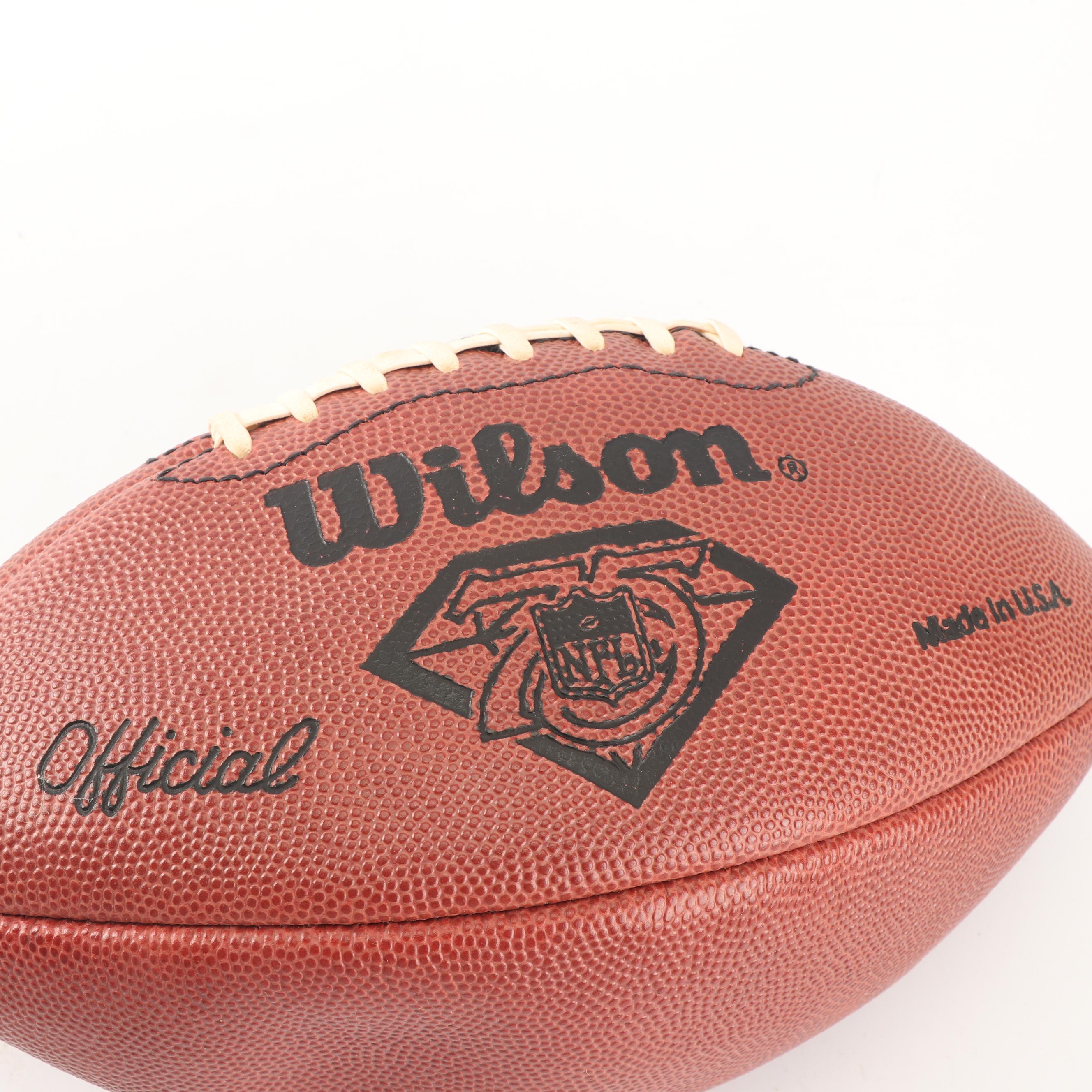 Errict Rhett Autographed Football