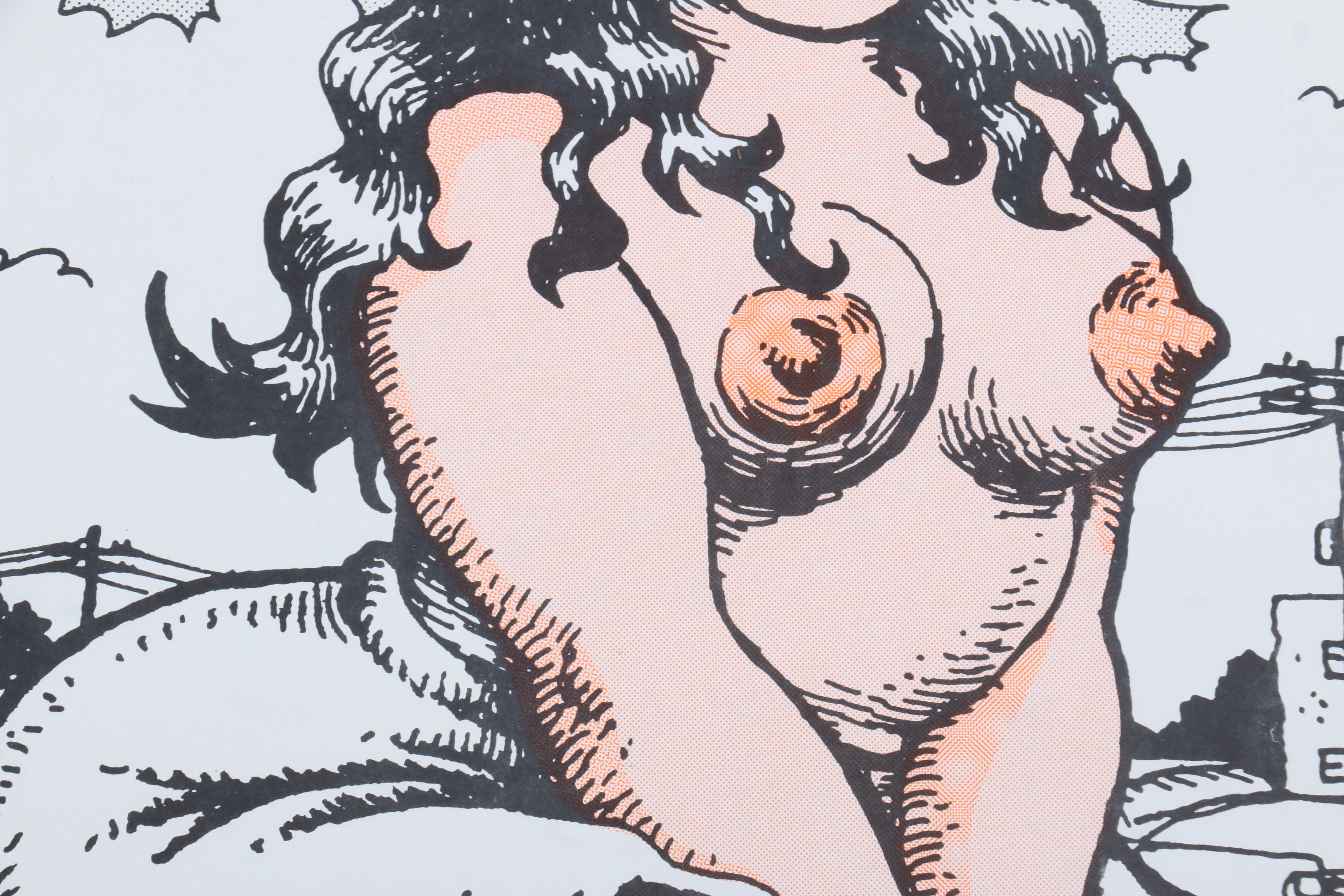 Robert Crumb 1970 "'Honey Bunch' Kaminsky" Poster