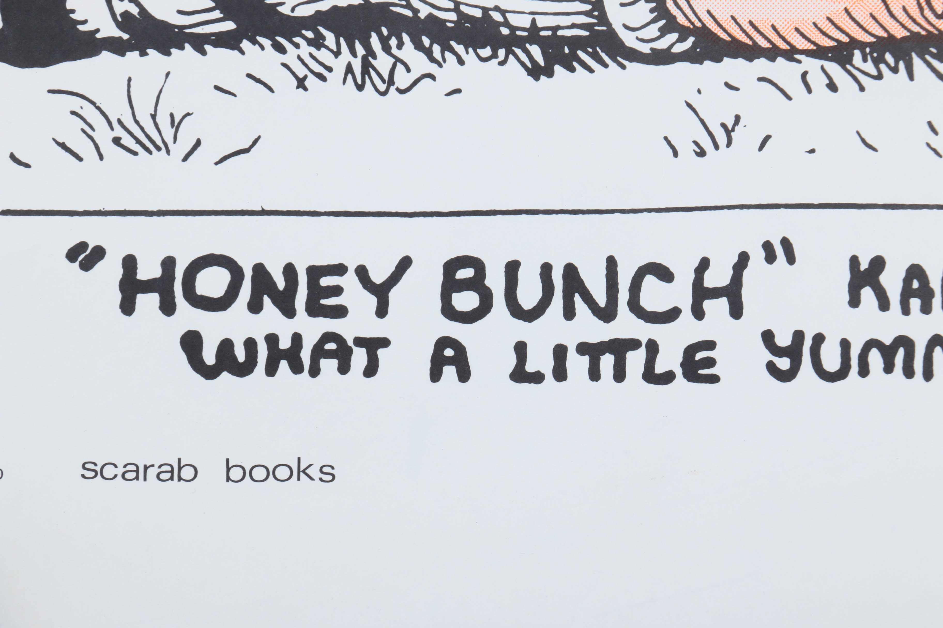 Robert Crumb 1970 "'Honey Bunch' Kaminsky" Poster