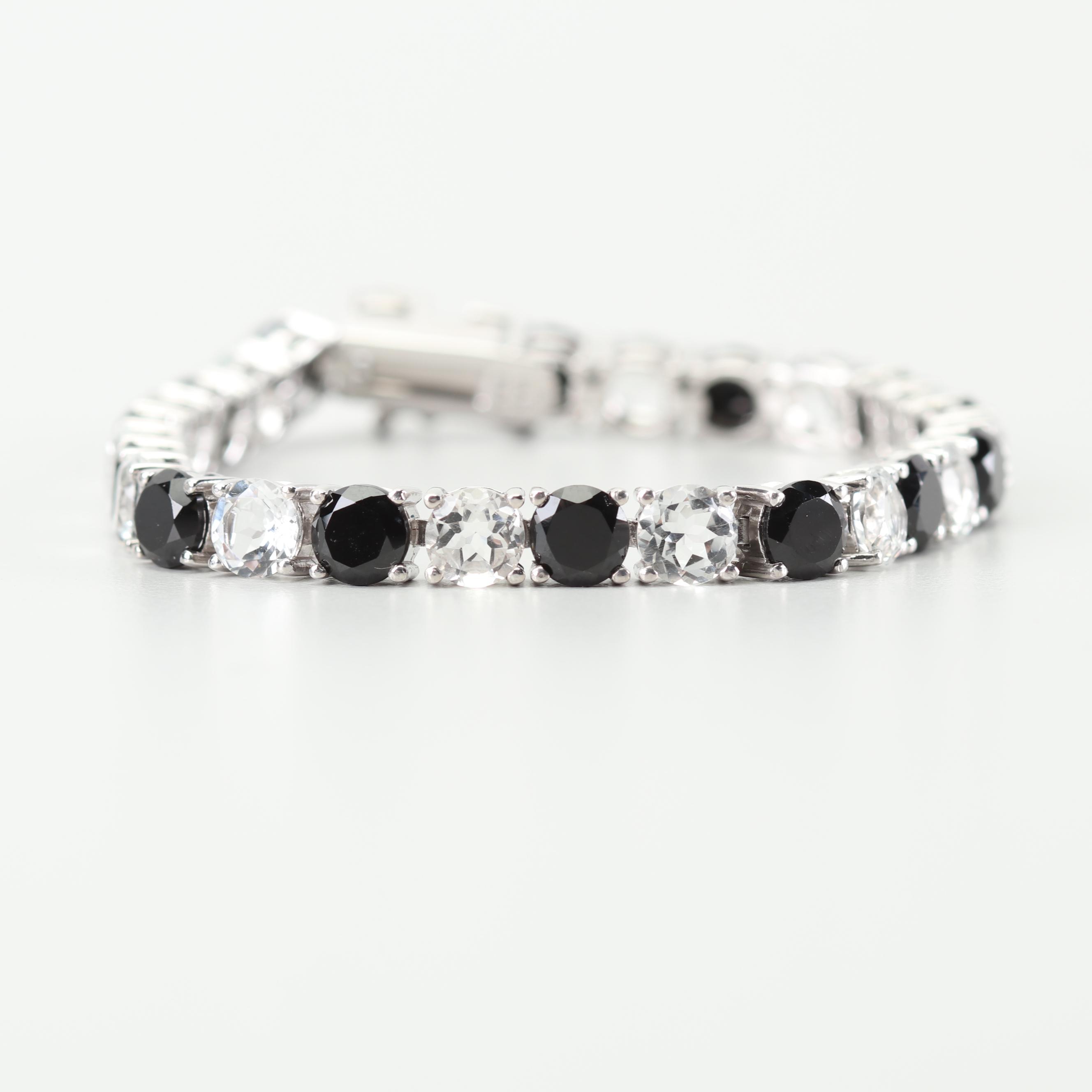 Sterling Silver Cubic Zirconia Bracelet