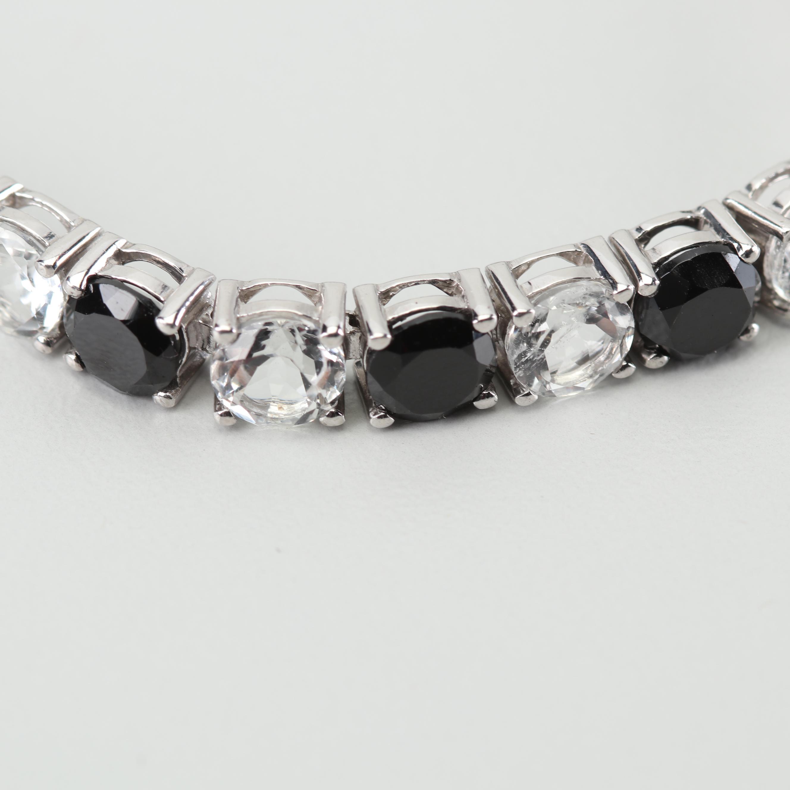 Sterling Silver Cubic Zirconia Bracelet
