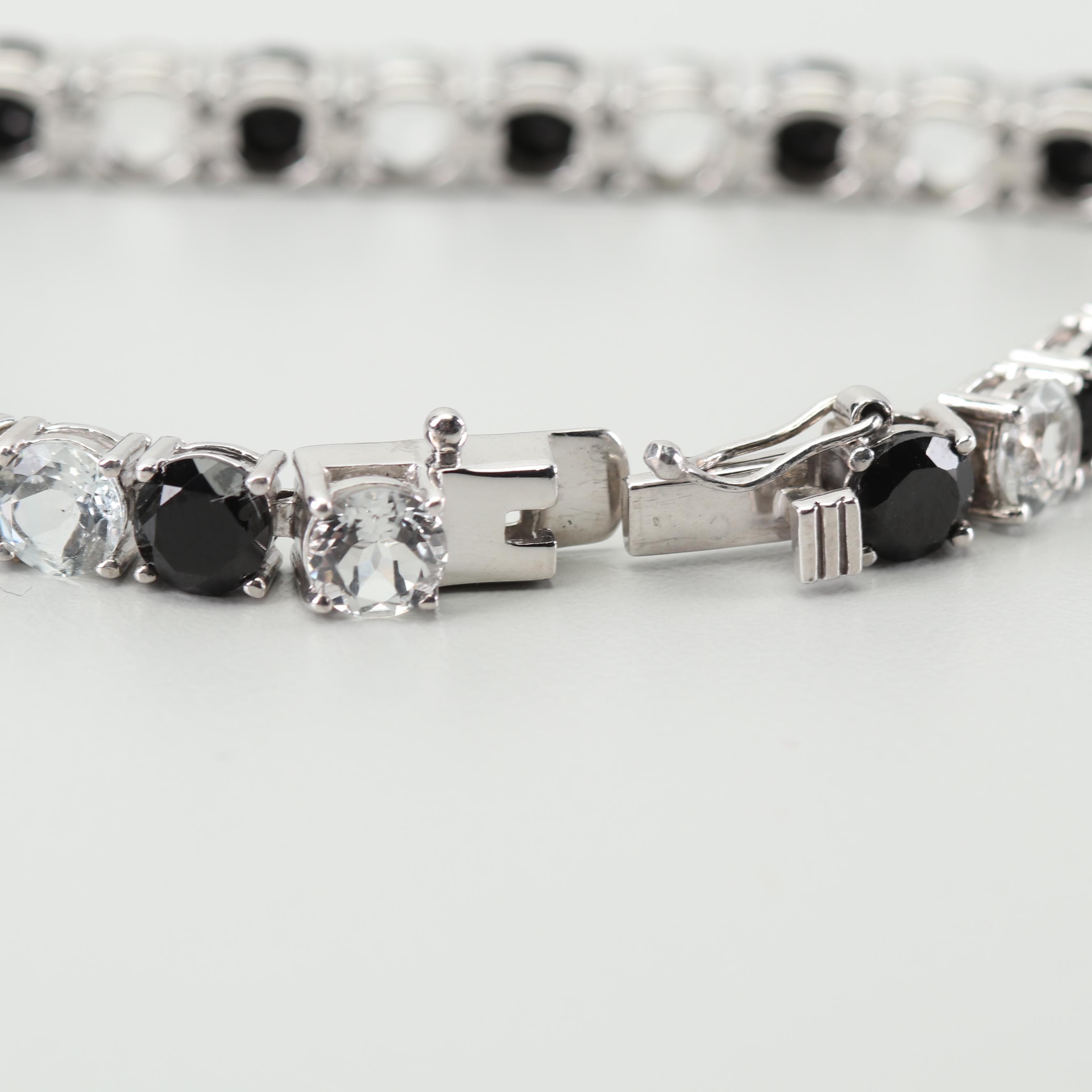 Sterling Silver Cubic Zirconia Bracelet