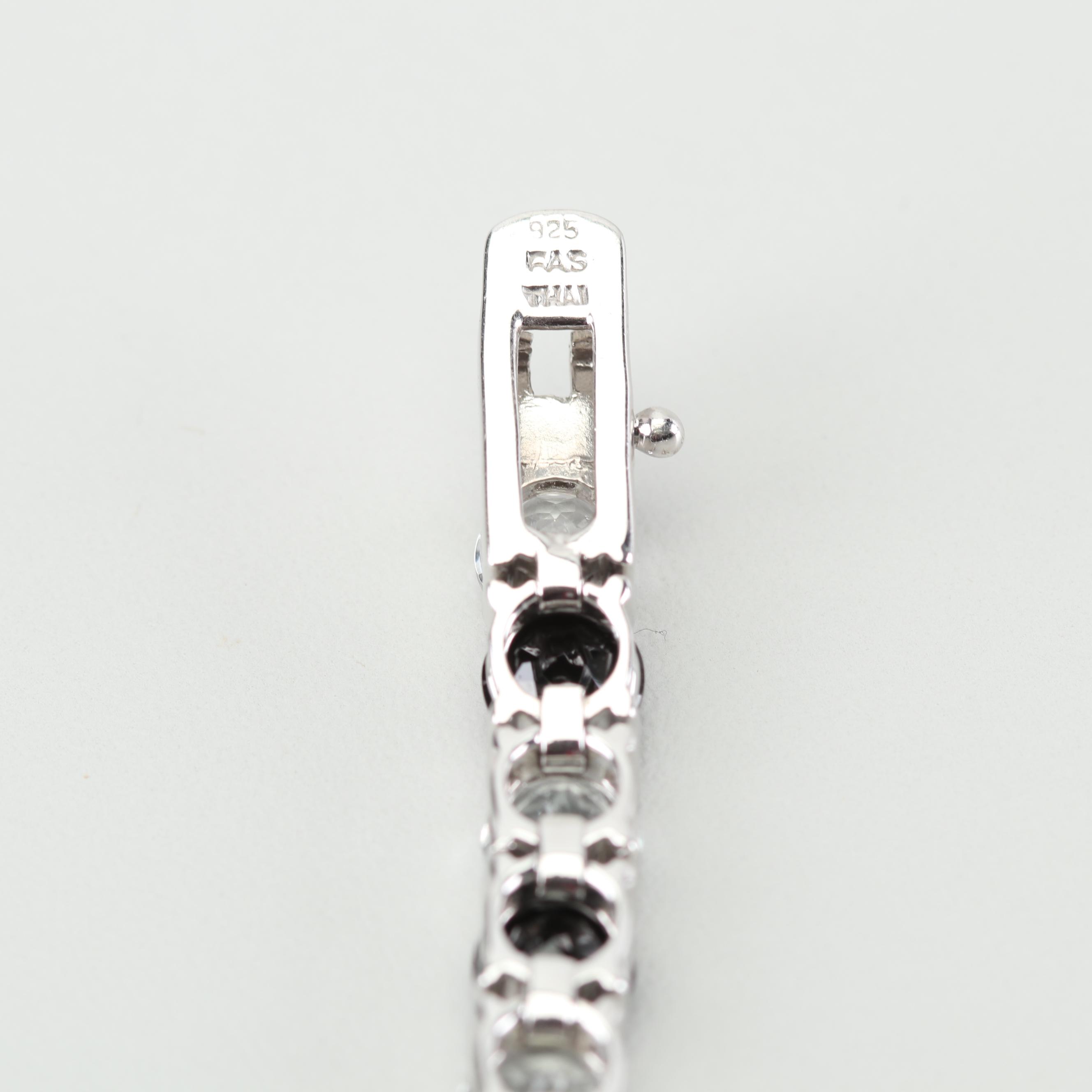 Sterling Silver Cubic Zirconia Bracelet