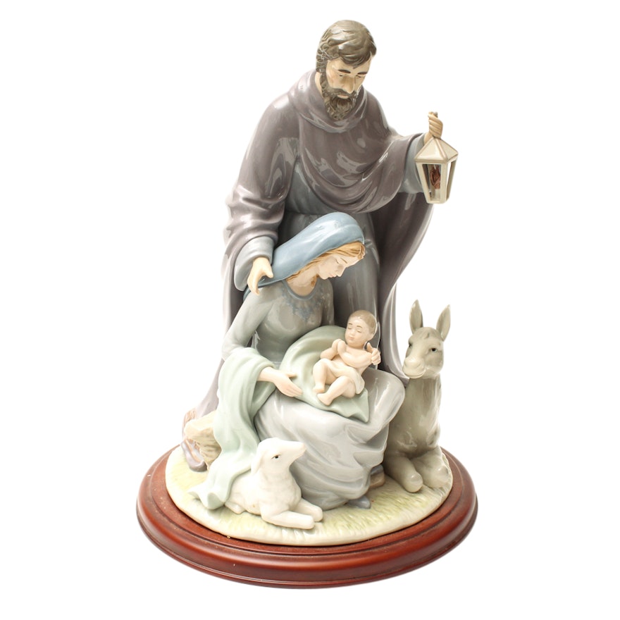 Nativity Holy Family Porcelain Figurine
