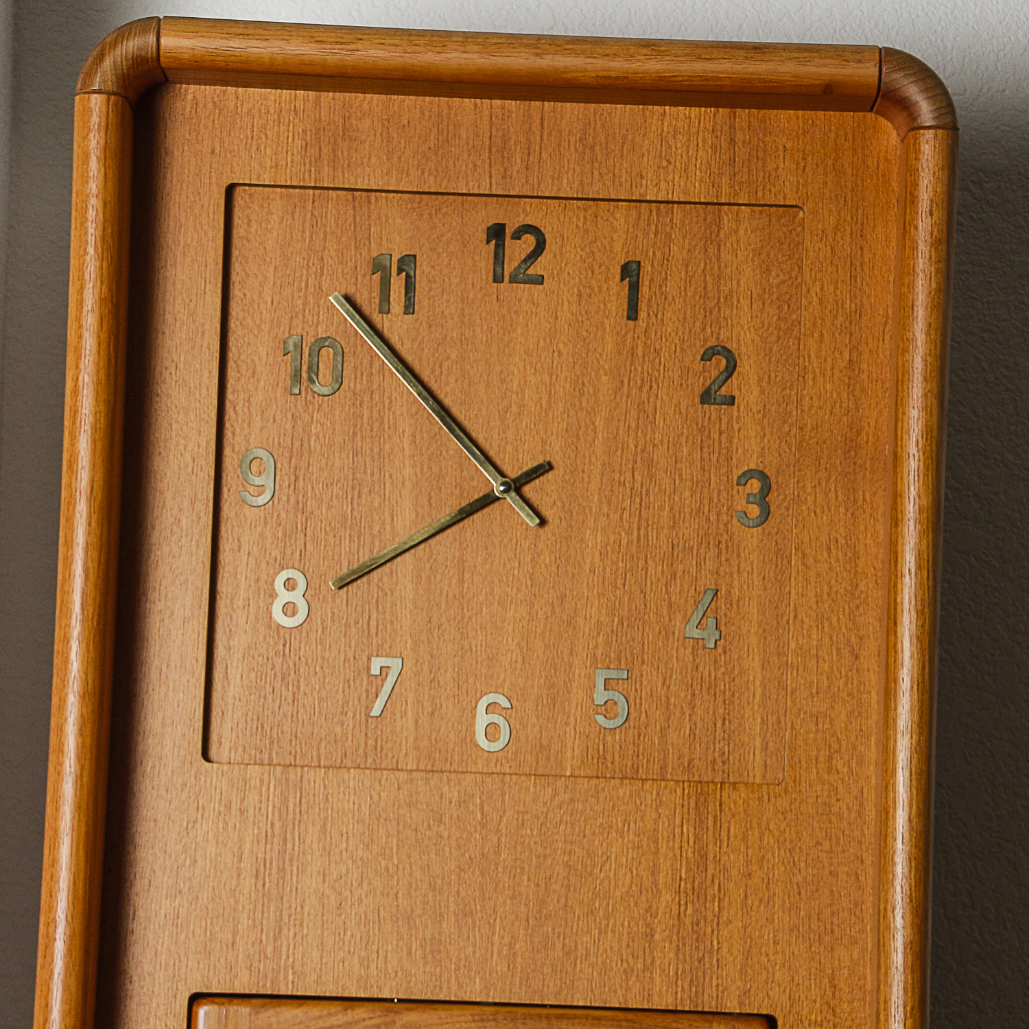 Danclock Danish Modern Teak Grandfather Clock