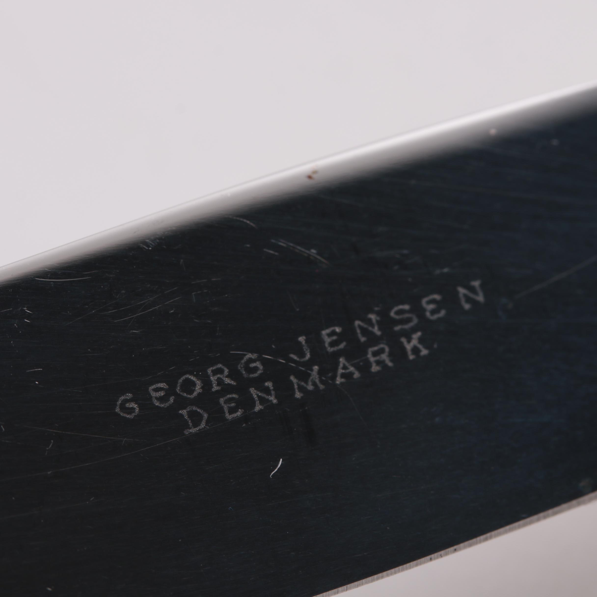 Danish Georg Jensen "Acorn" Sterling Silver Flatware Set