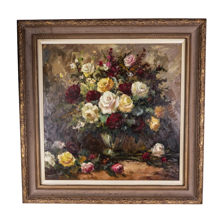 Floral Still Life Oil Painting