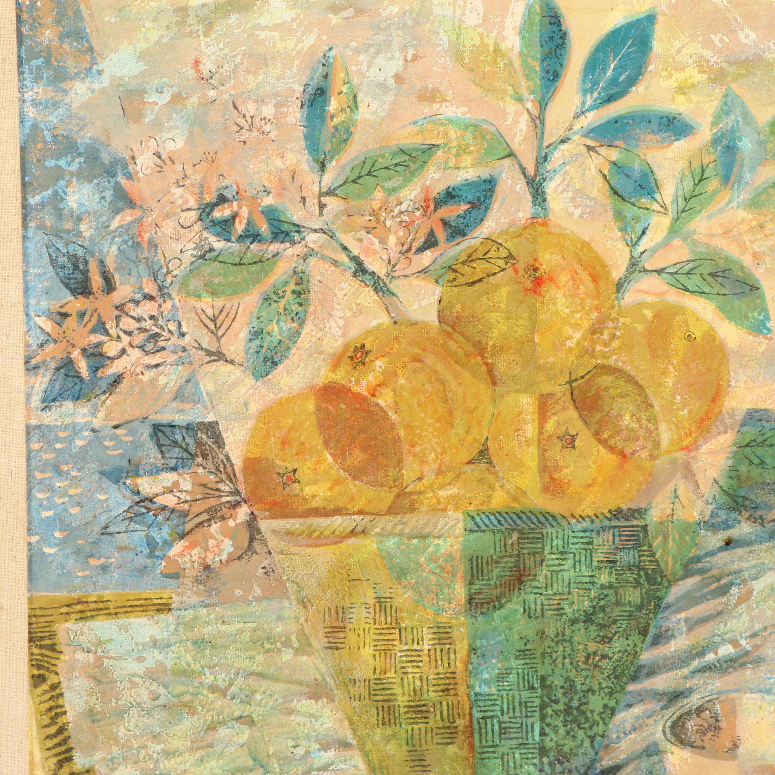 Mid-Century Mixed Media Still Life