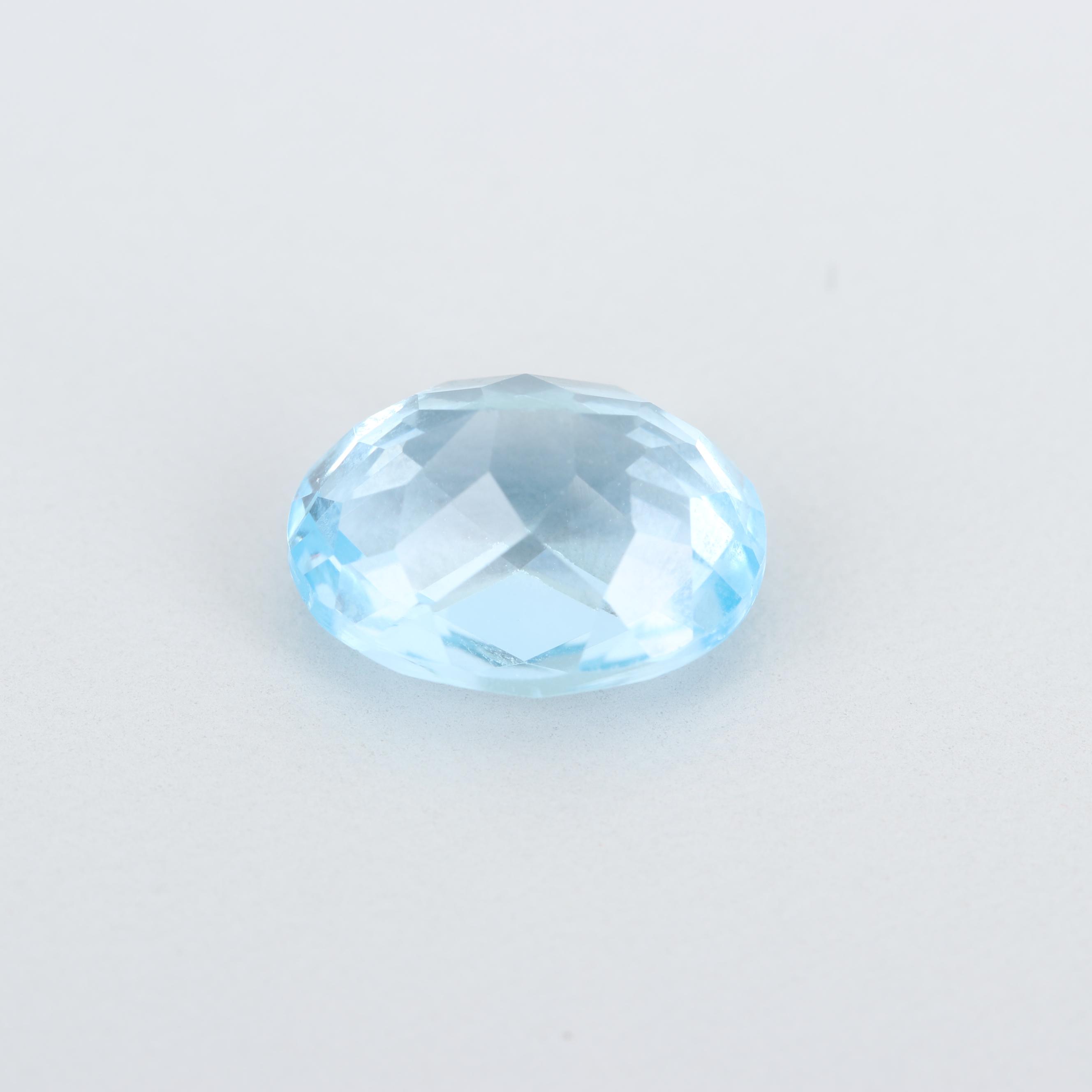 6.06 CT Blue Topaz