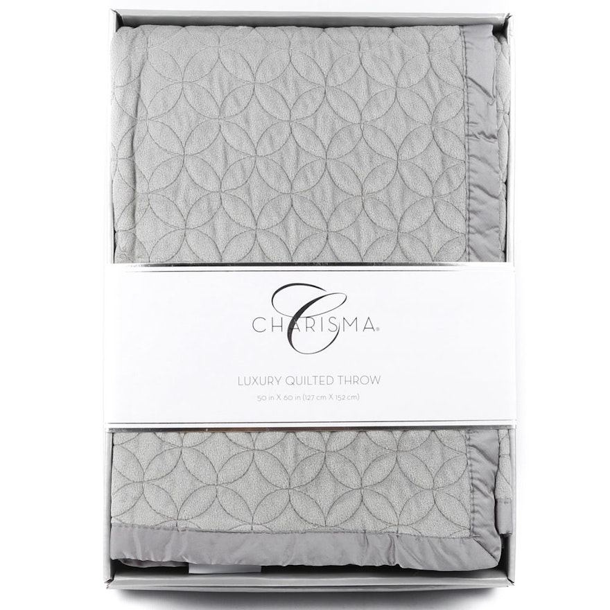 Charisma Luxury Quilted Throw