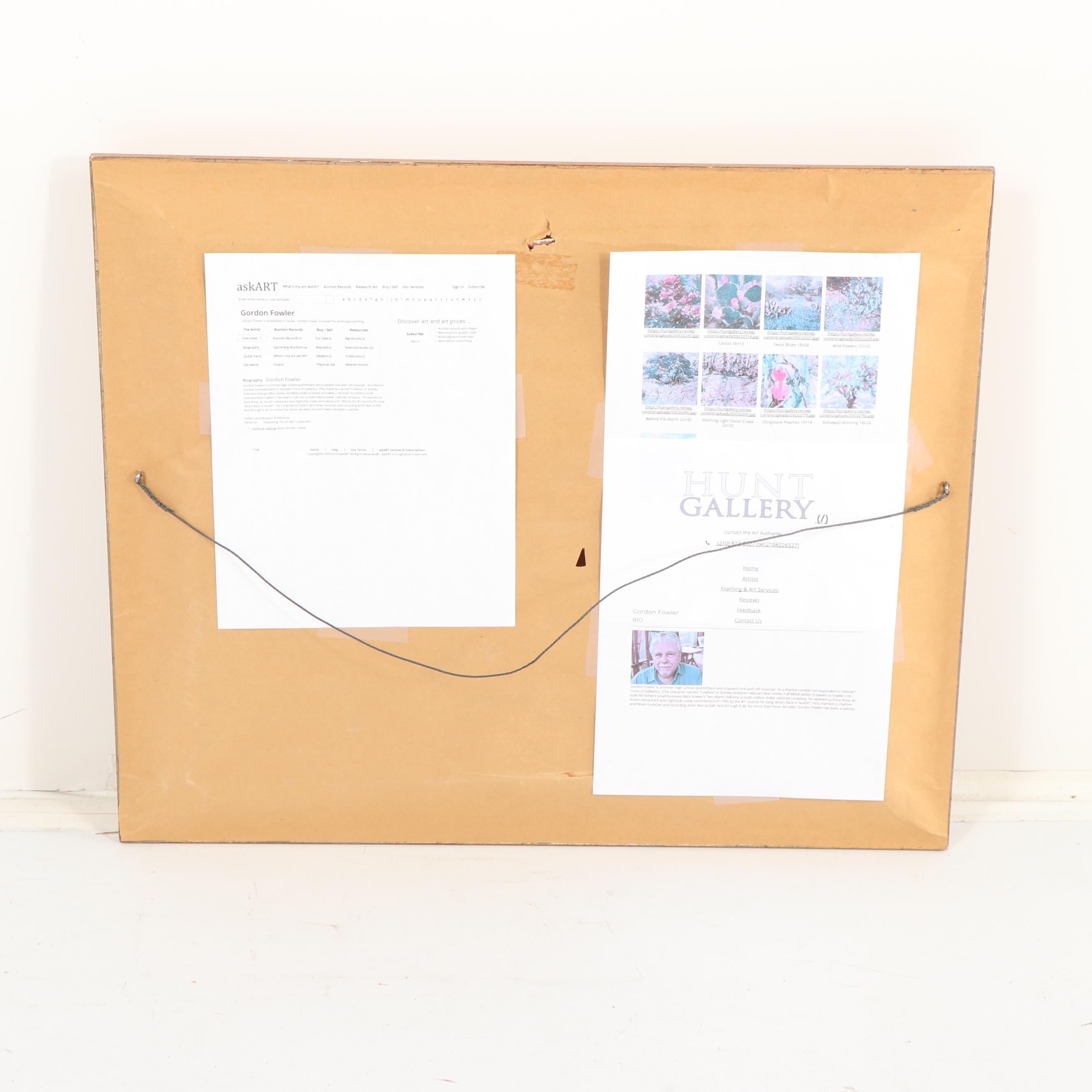 Gordon Fowler Landscape Oil Painting