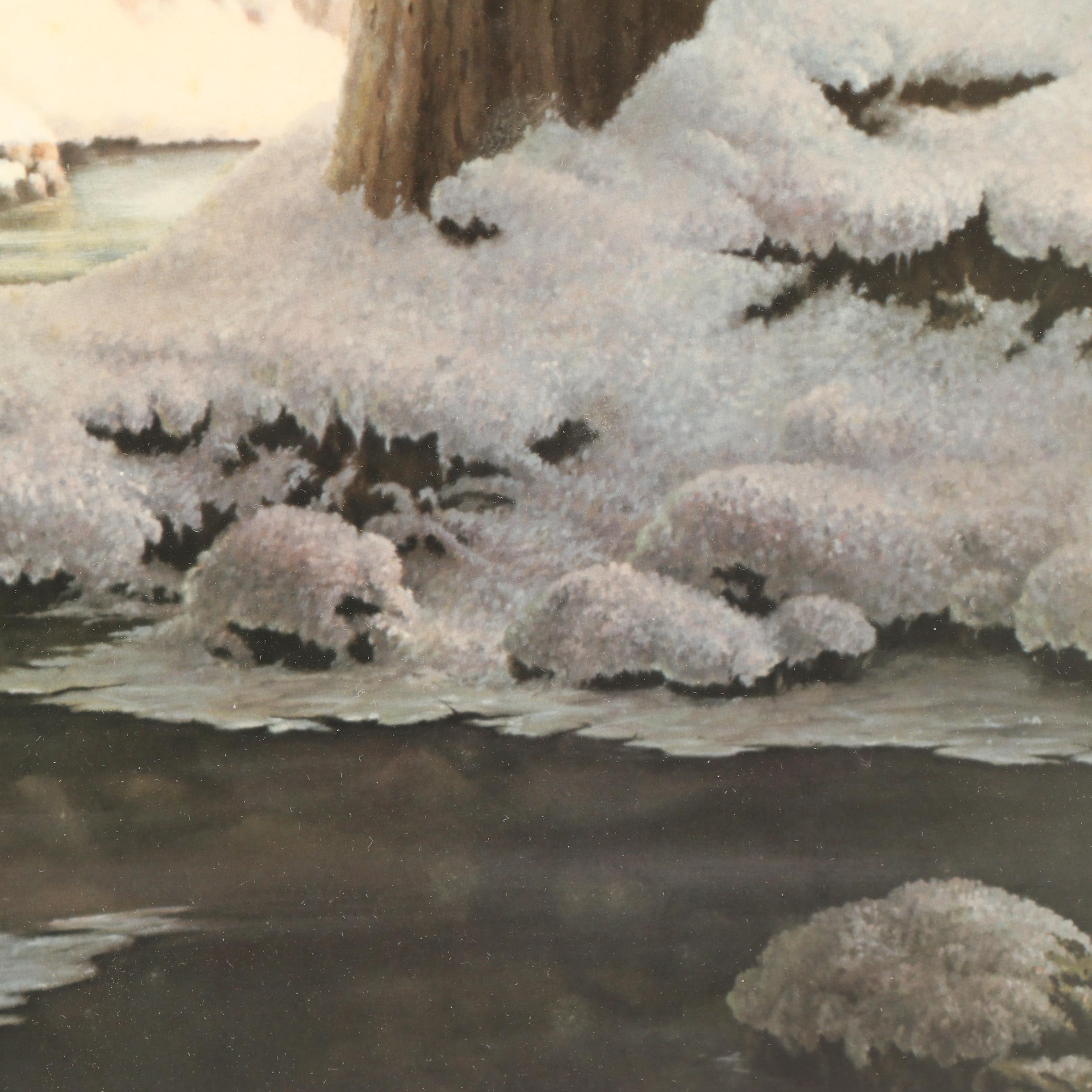 Dalhart Windberg Offset Lithograph "Slumbrous Interlude"