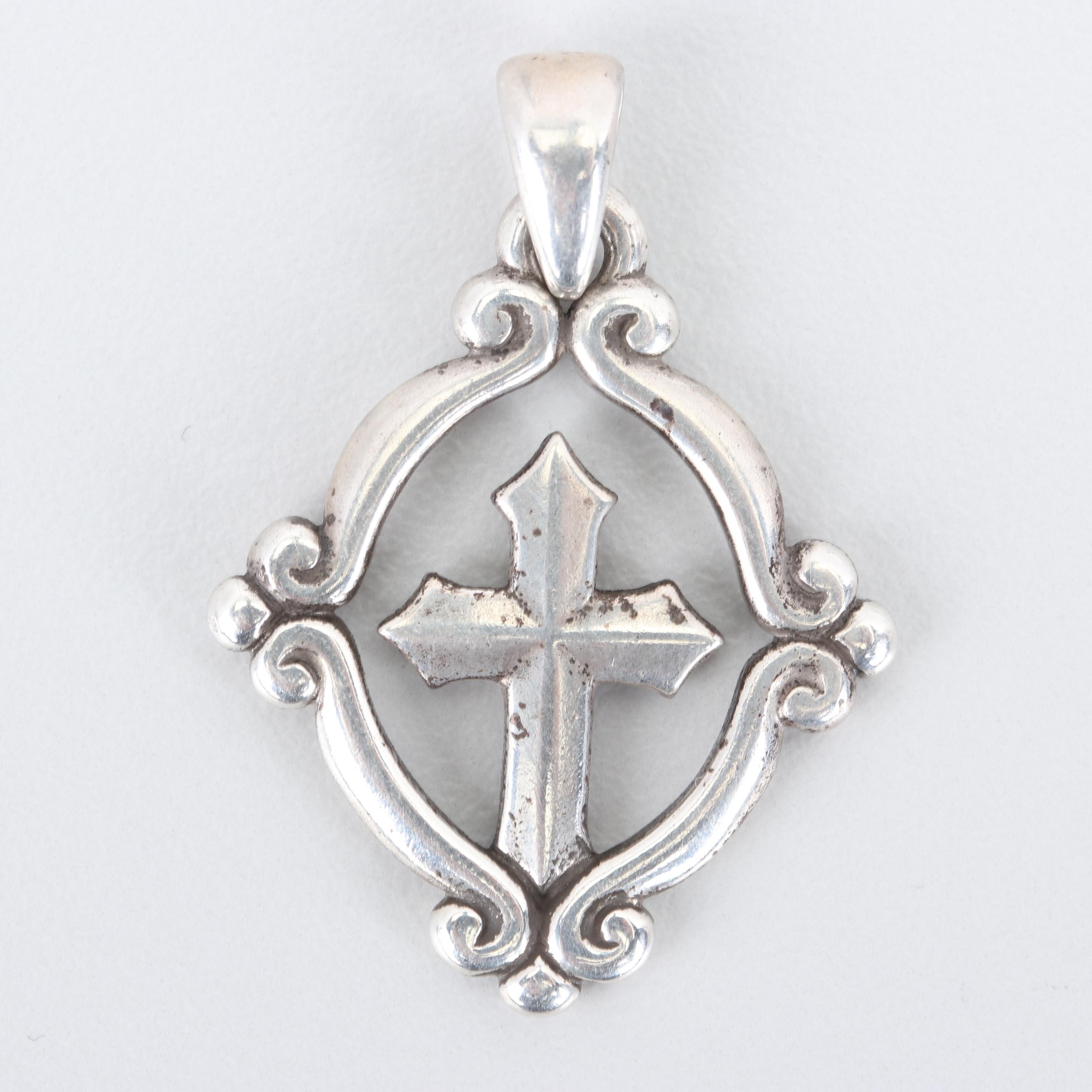 Sterling and 900 Silver Pendants and Ring